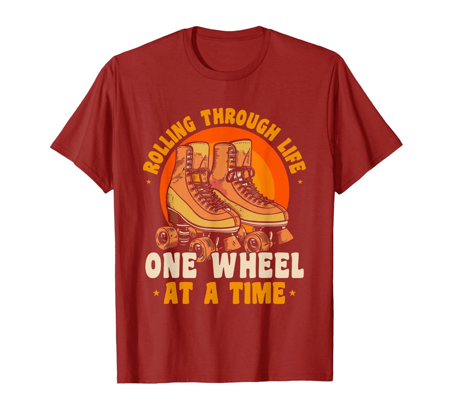 Roller Skate Rolling Through Life Roller Skater T-Shirt