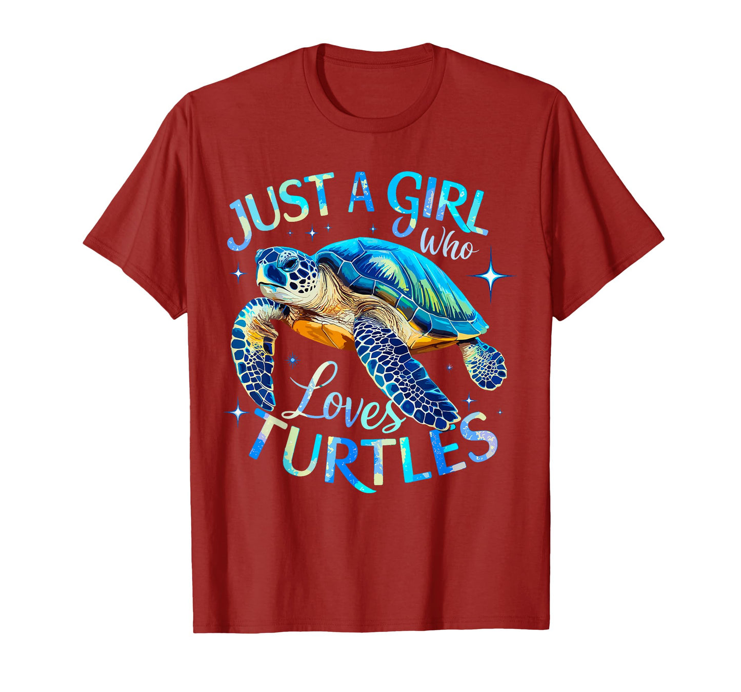 Sea Turtle Just a Girl Who Loves Turtles T-Shirt
