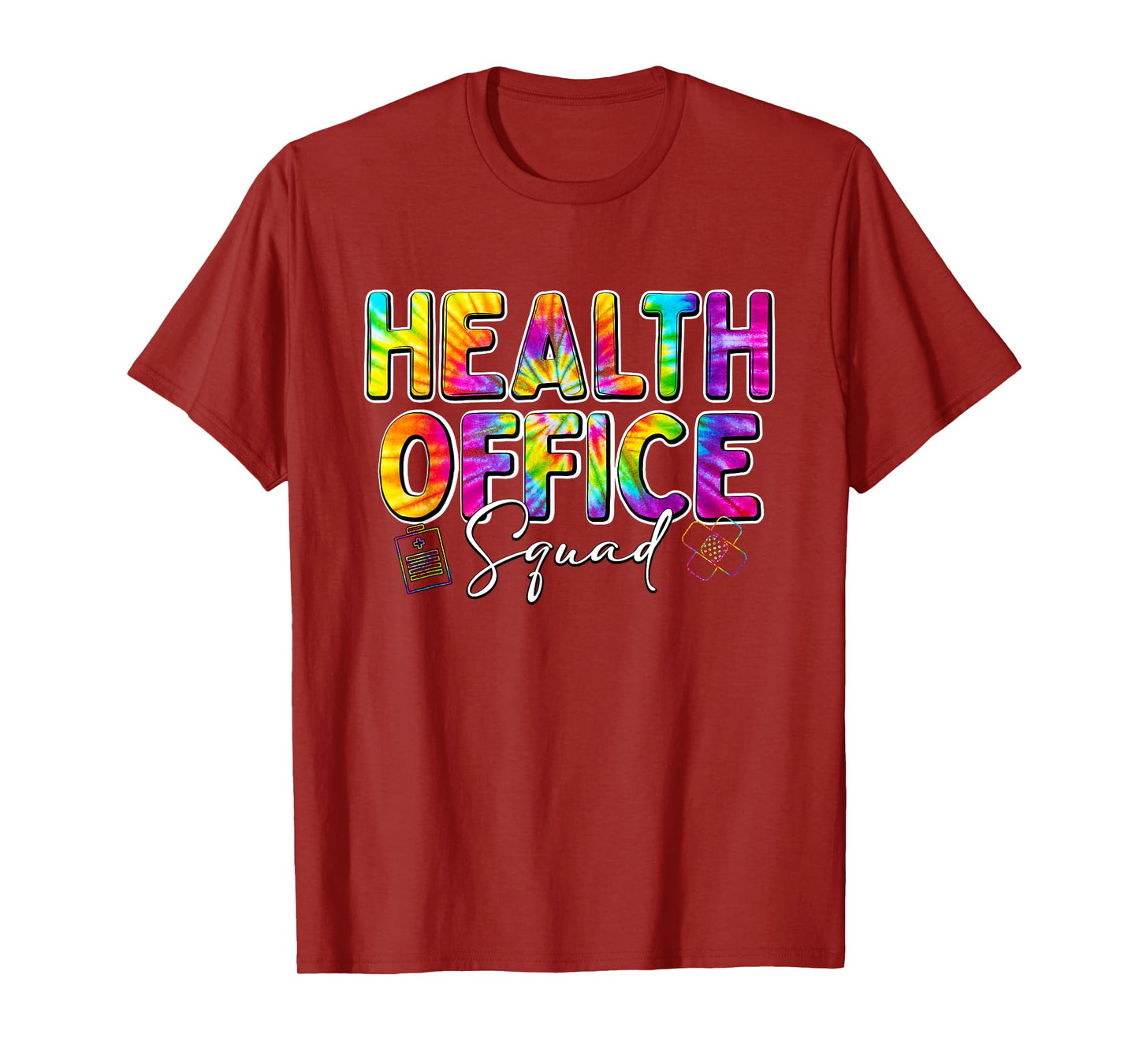 Health Office Squad Tie Dye Back To School Nurse Life T-Shirt
