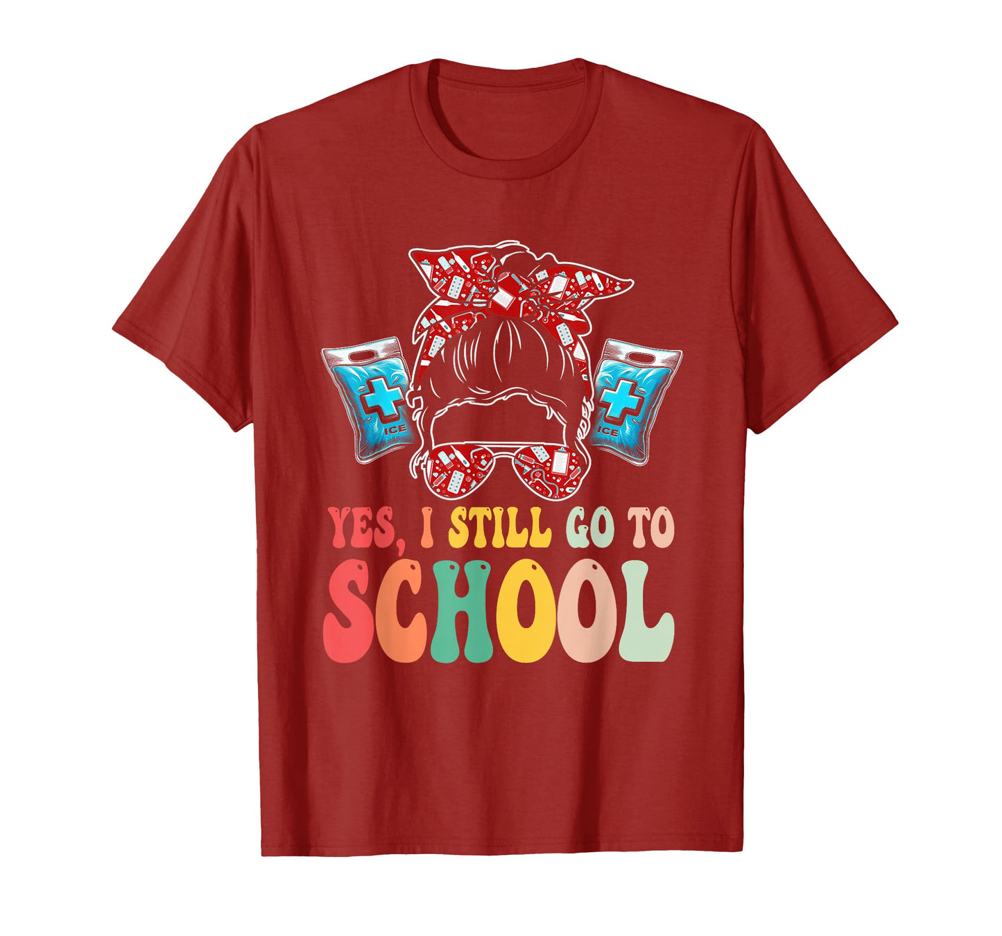 Funny School Nurse School Health Aide T-Shirt