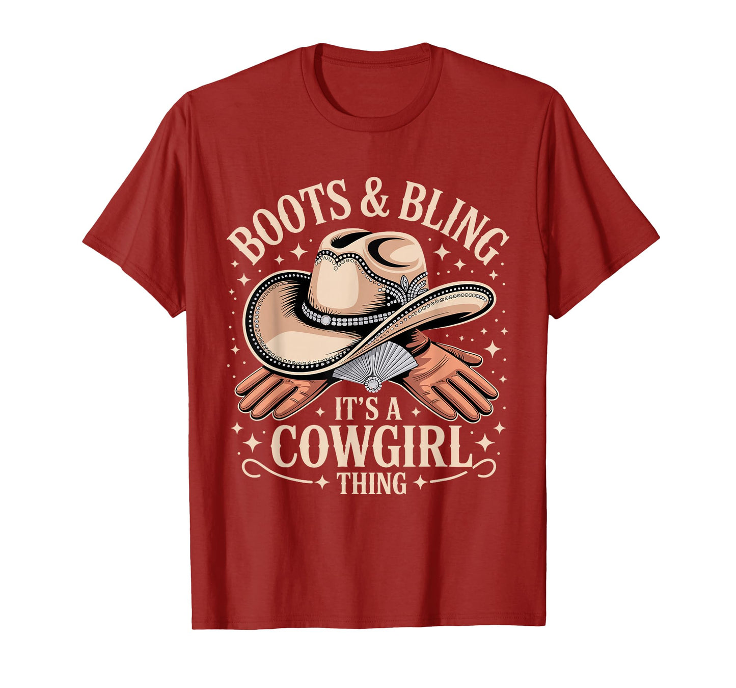 Boots and Bling It's Cowgirl Thing Western Country Melanin T-Shirt