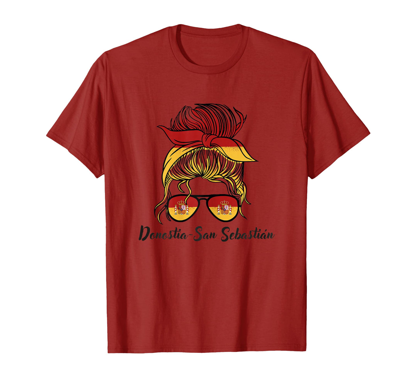 Donostia-San Sebastián Girl, Spanish Flag Spain T-Shirt