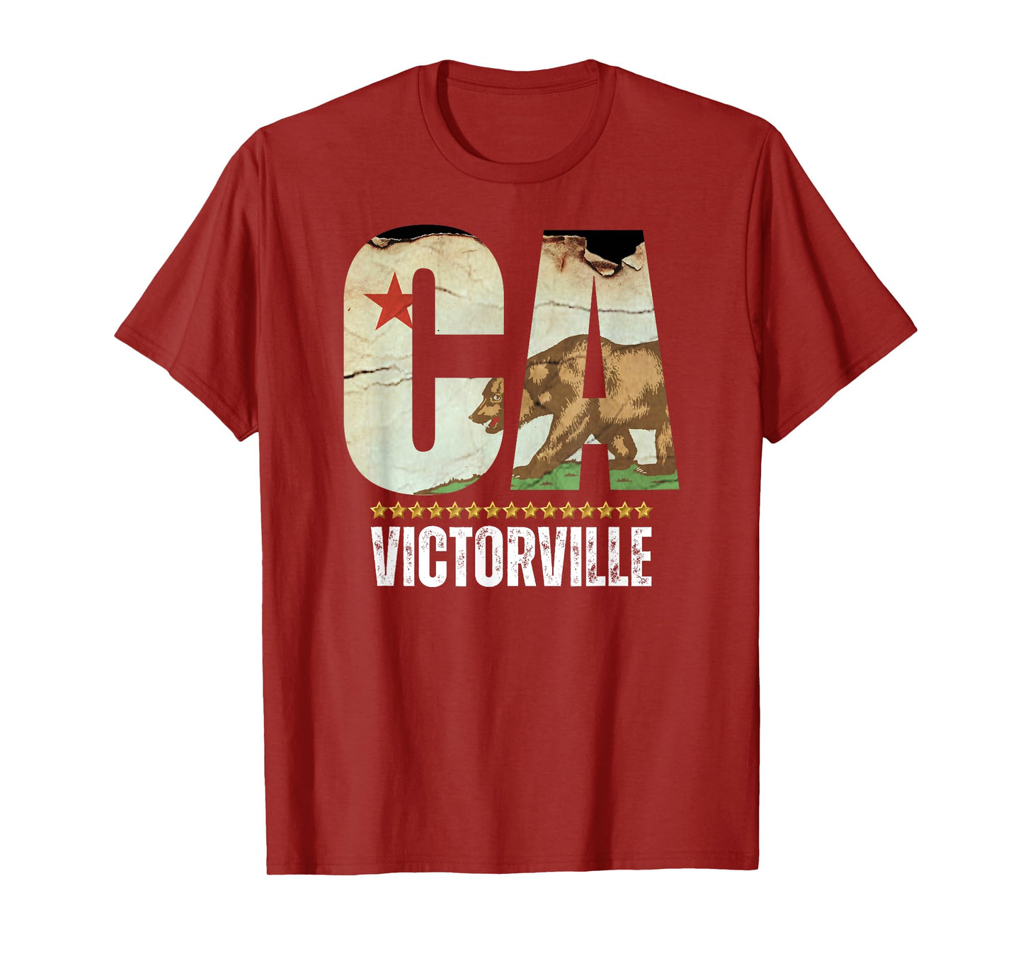 Victorville, California CA, Major USA City, T-Shirt