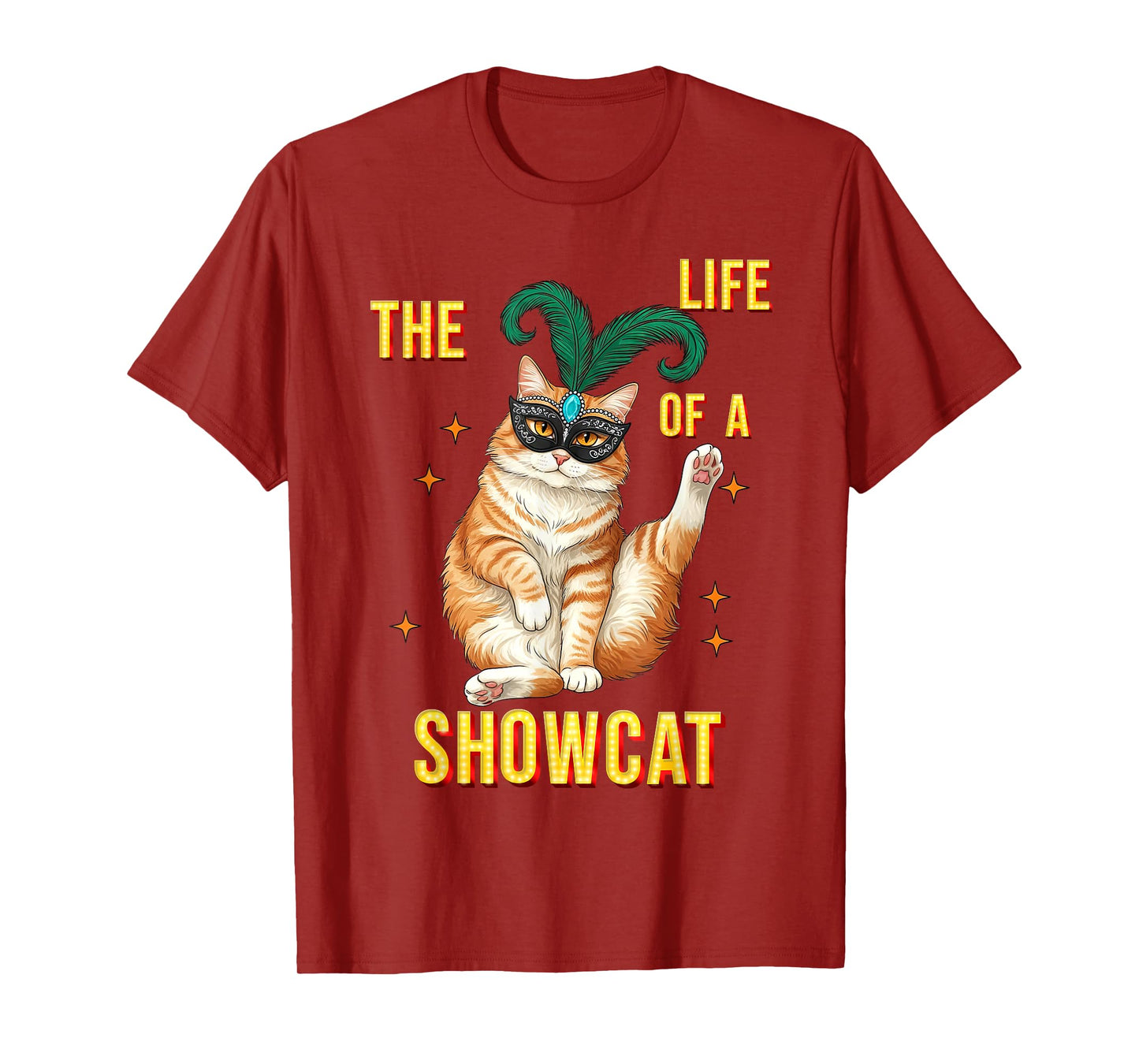 Funny Cat Era Life of Showcat Cat Lovers Men Women Kids T-Shirt