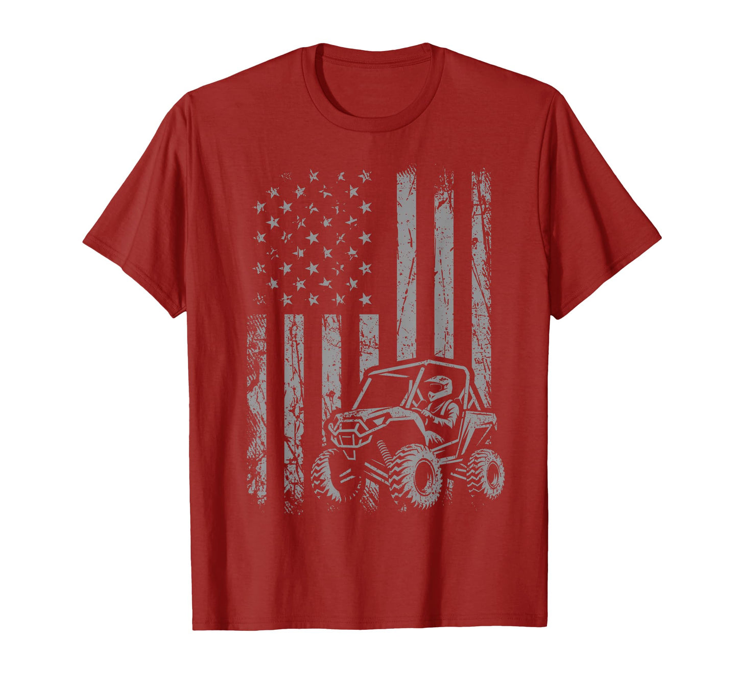 American Flag UTV Side By Side SXS Off Road T-Shirt