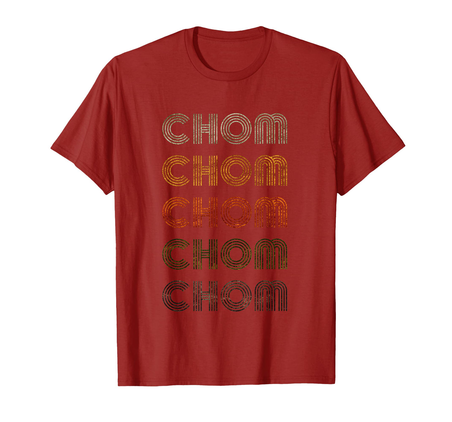 Love Heart Chom Tee Grunge Vintage Style Black Chom T-Shirt