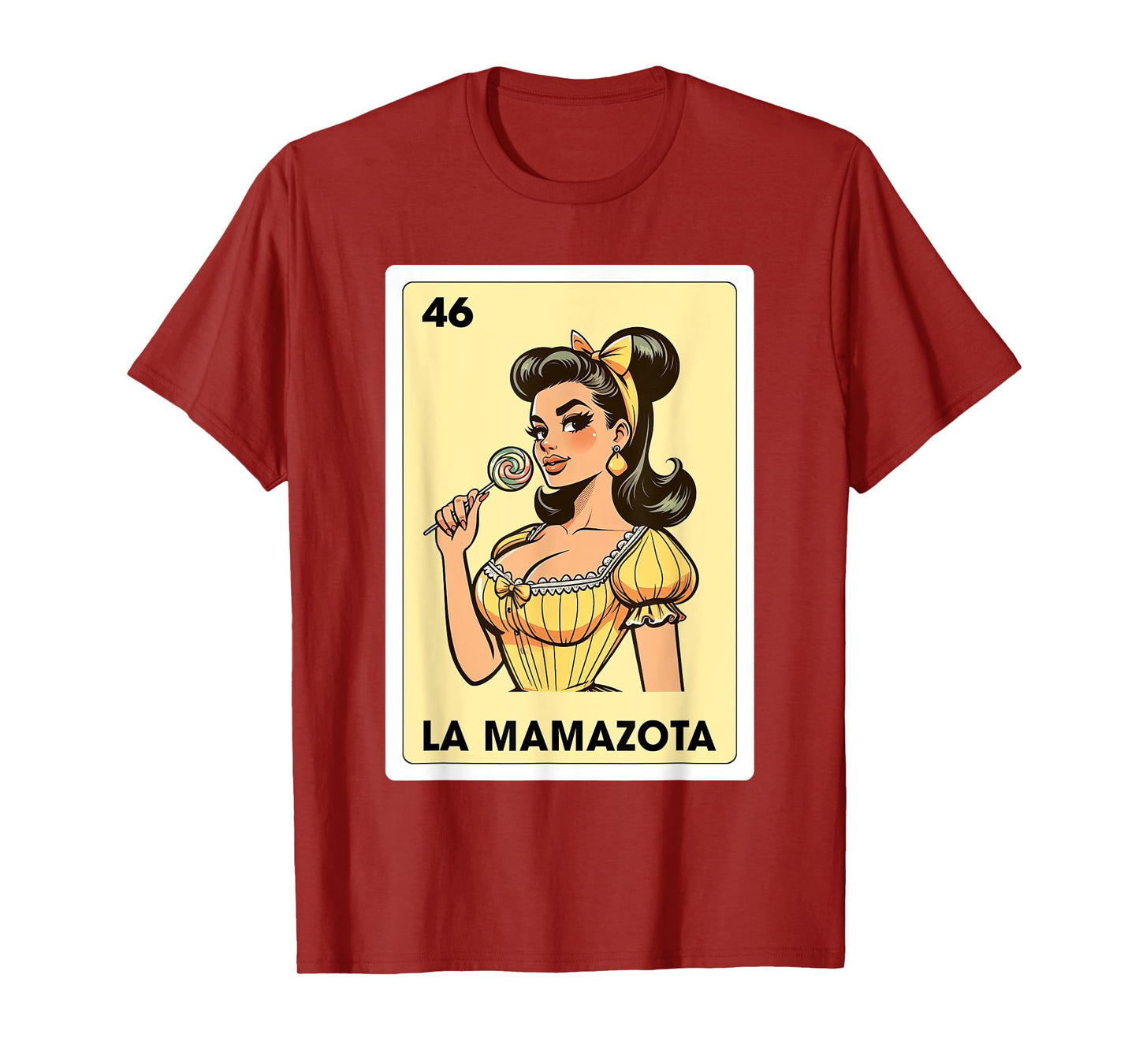 Mexicana Latina Mom Life La Mamazota Mexican Bingo Card T-Shirt