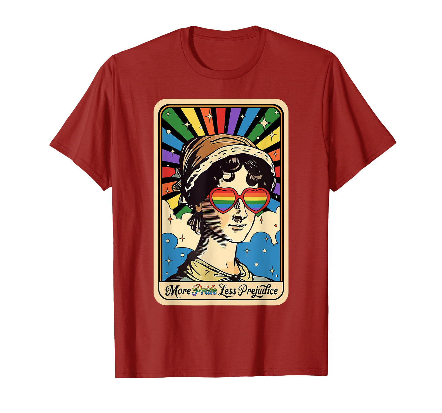 More Pride Less Prejudice LGBT Rights Tarot Card T-Shirt