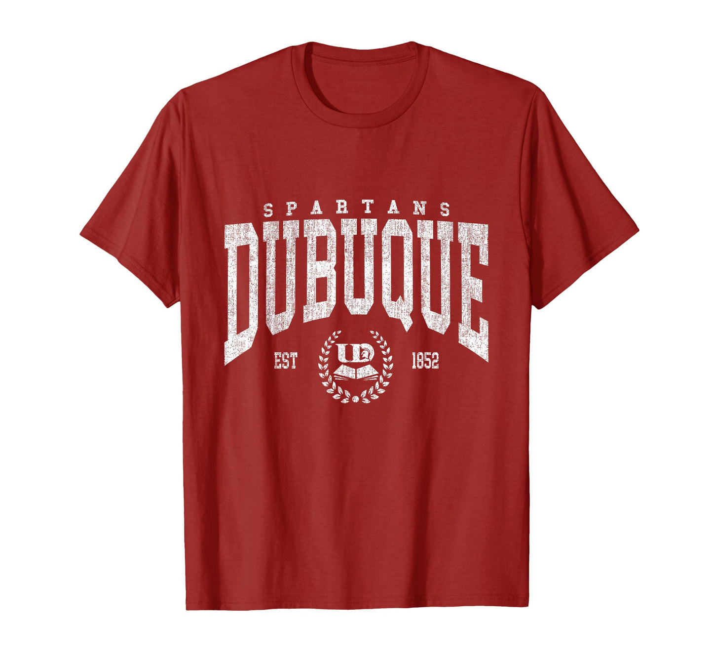Vintage Dubuque Arch Athletic Sports Tee for Men Women T-Shirt