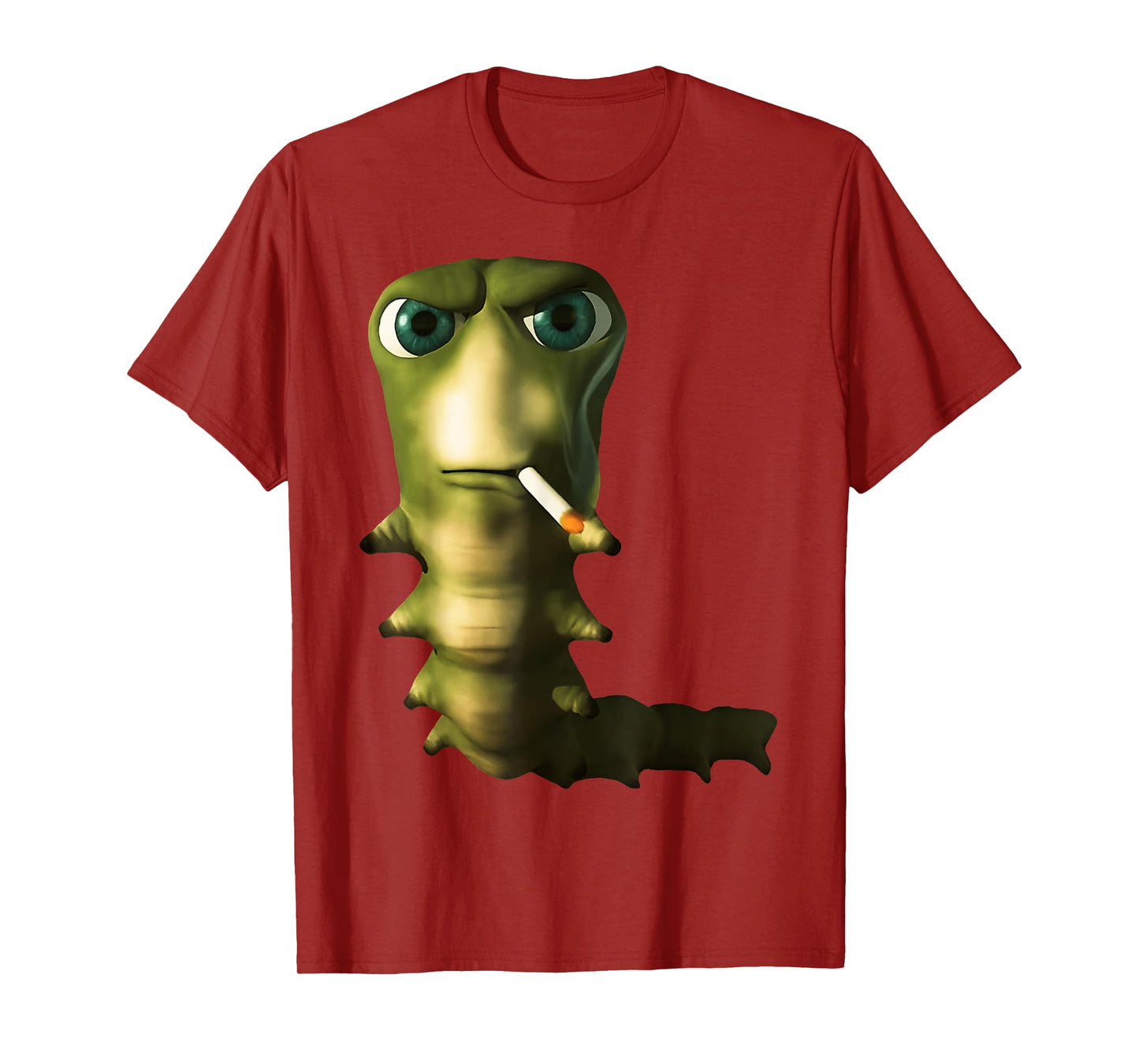 Smoking Caterpillar Meme Cartoon Bug Life T-Shirt