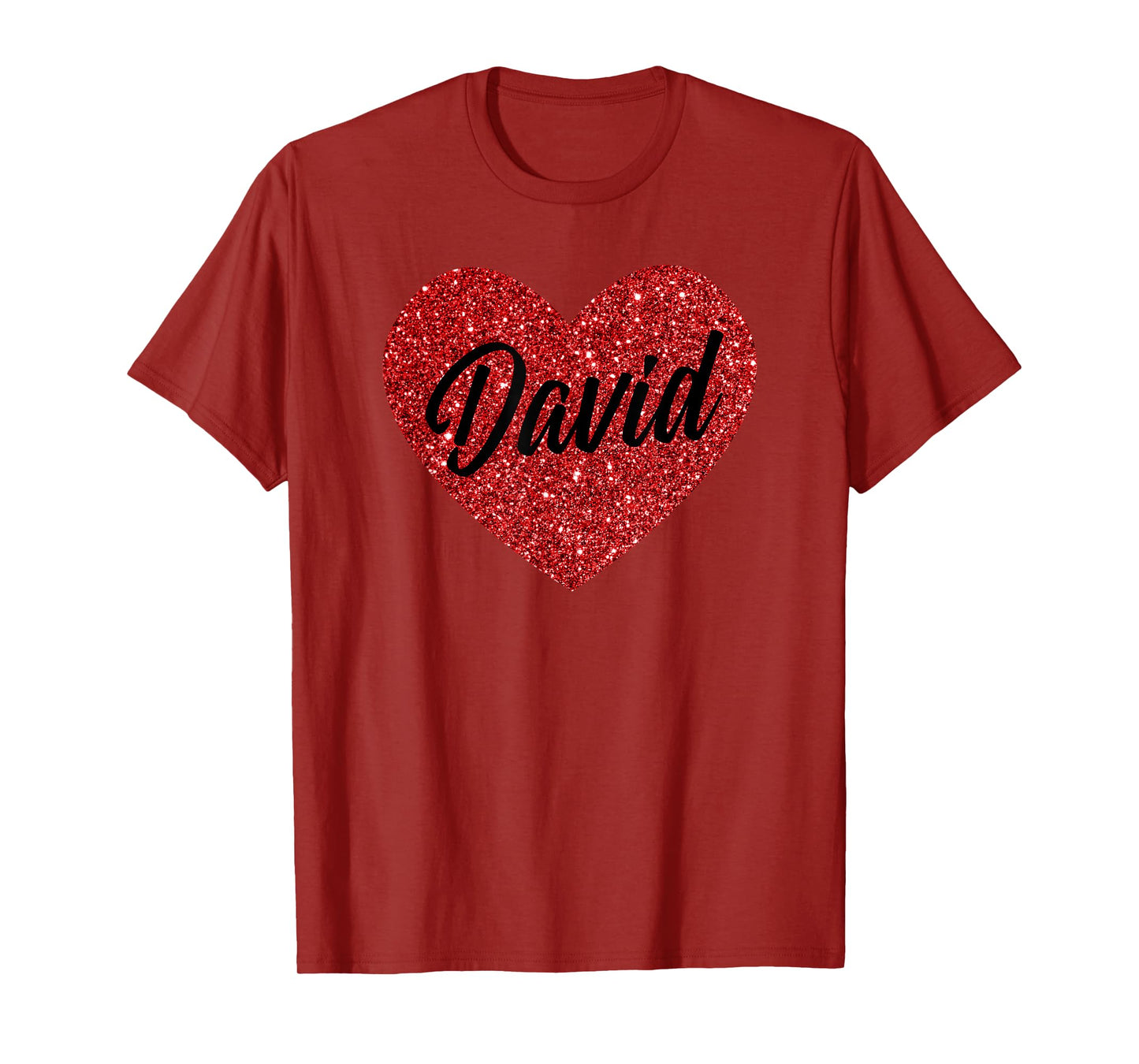I Love David Cute David Heart for Valentine's Day T-Shirt