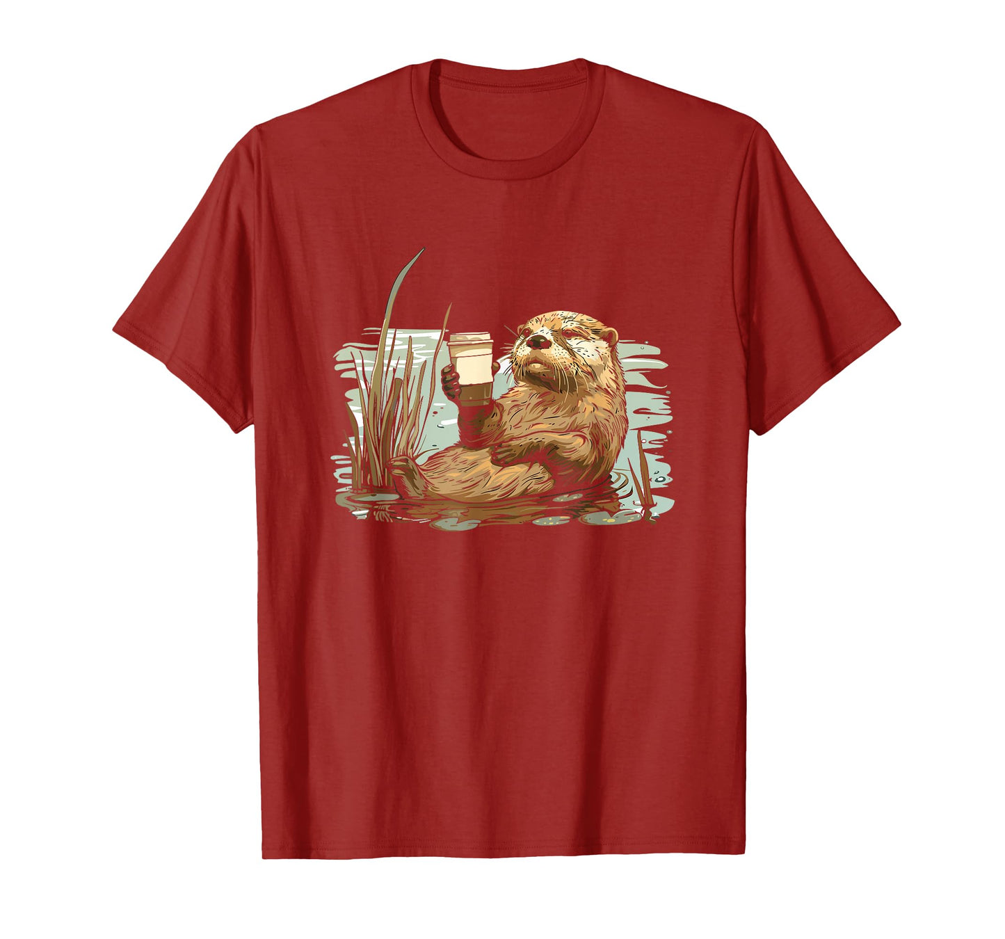Sea Otter Coffee Rodent Gnawers - River Sea Otter T-Shirt