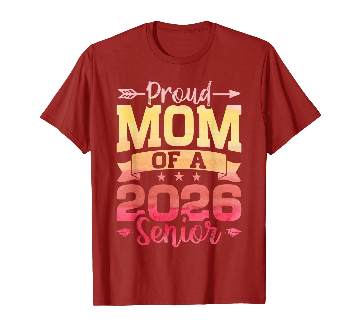 Proud Mom of A Class of 2026 Senior 2026 Graduate Graduation T-Shirt