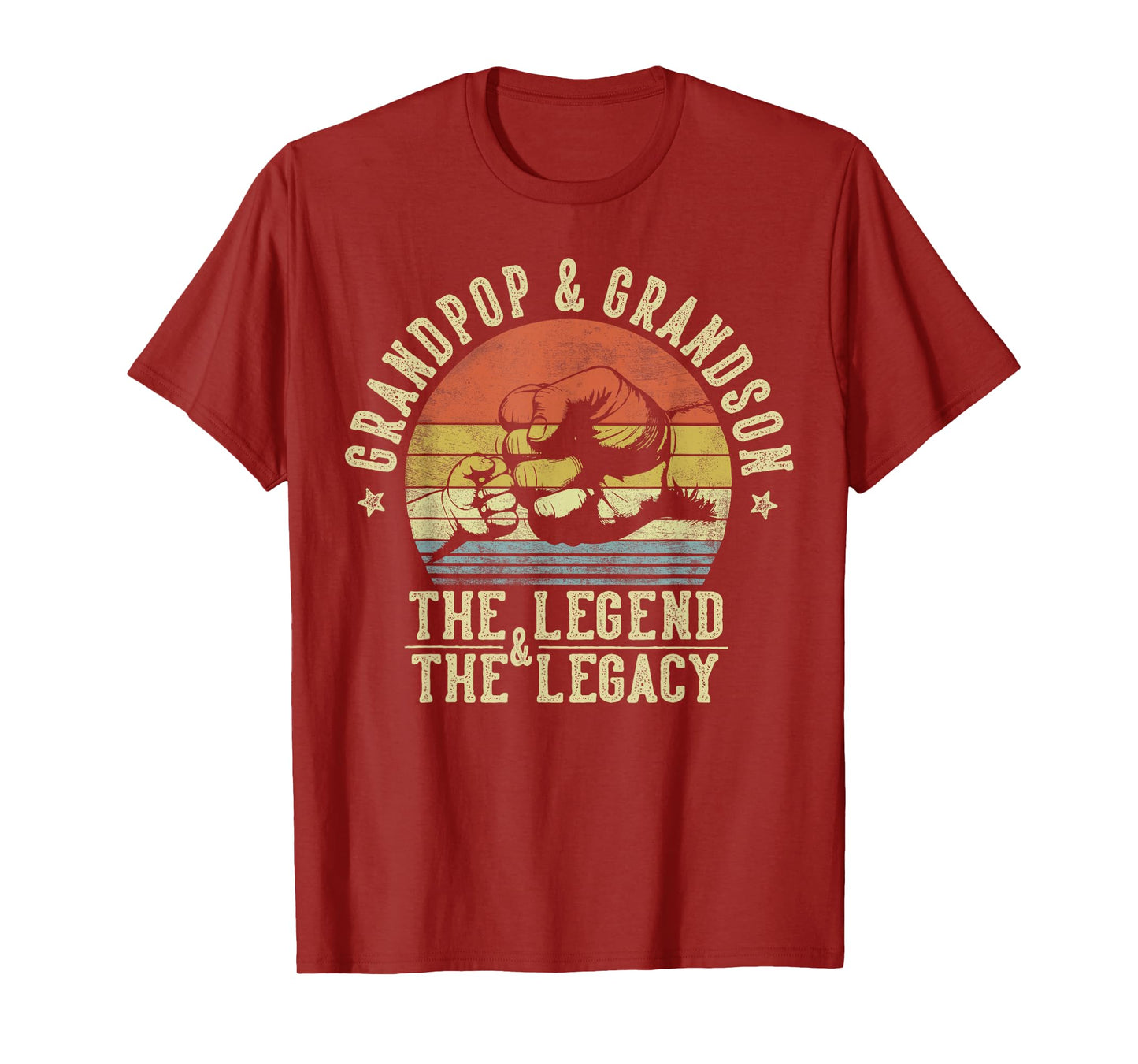 Grandpop & Grandson The Legend & The Legacy Gifts Grandpop T-Shirt