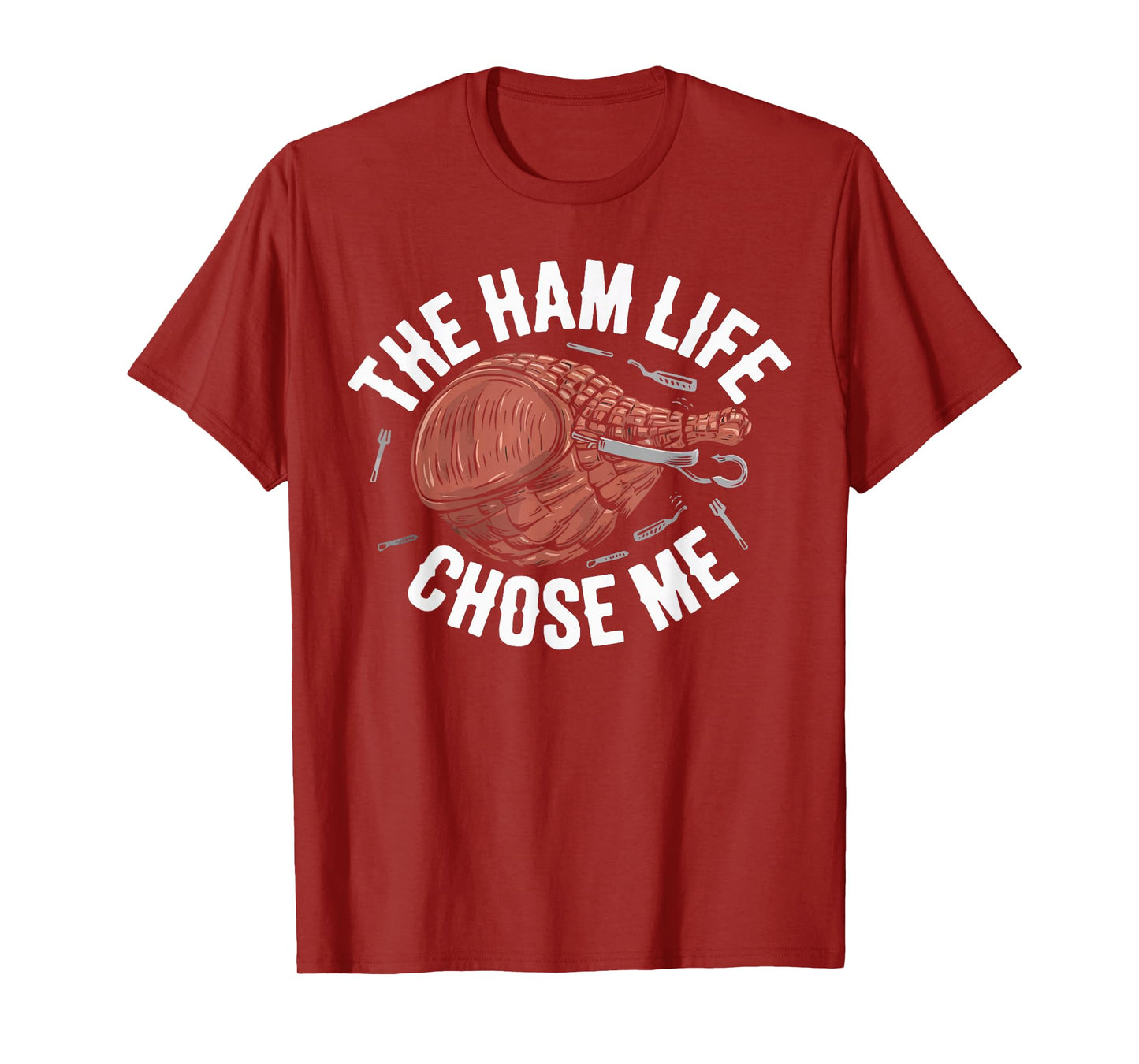 Funny Ham Meat Pig Farmer Pork Food Lover Foodie T-Shirt