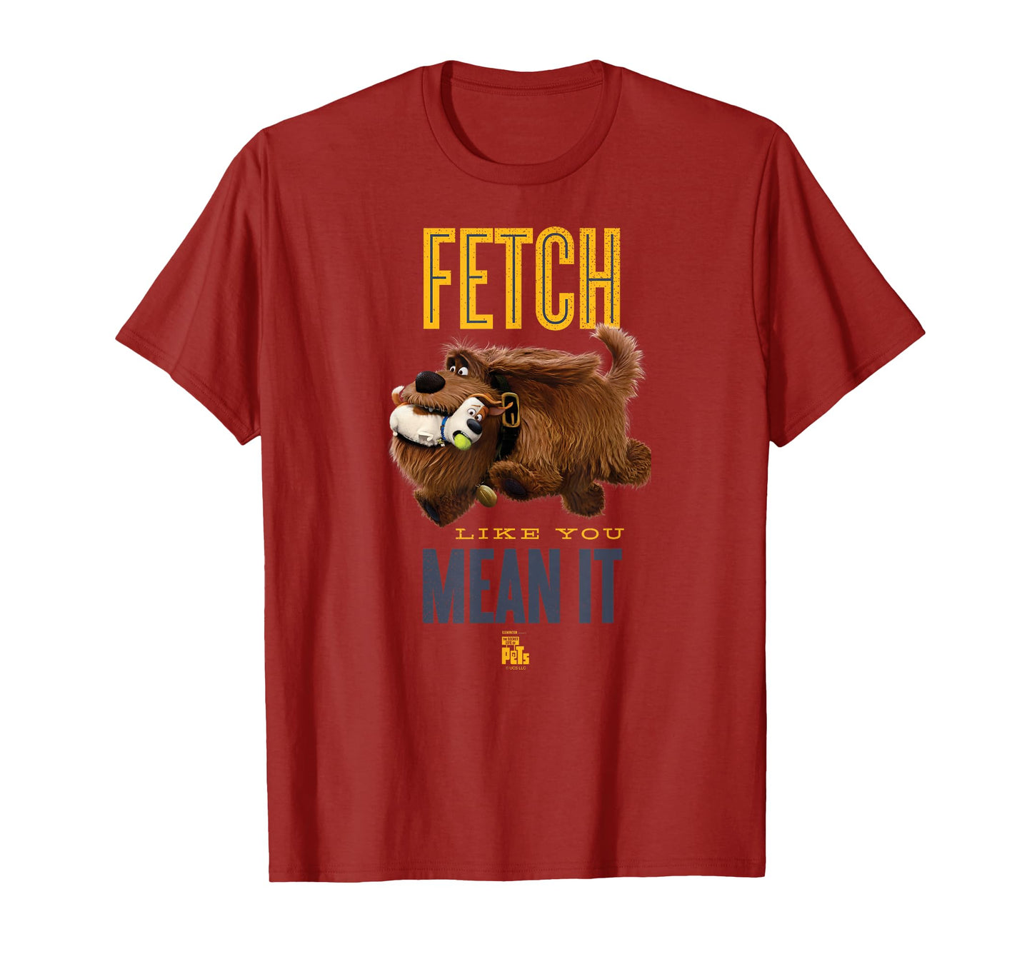 The Secret Life of Pets Duke Fetch Like You Mean It T-Shirt