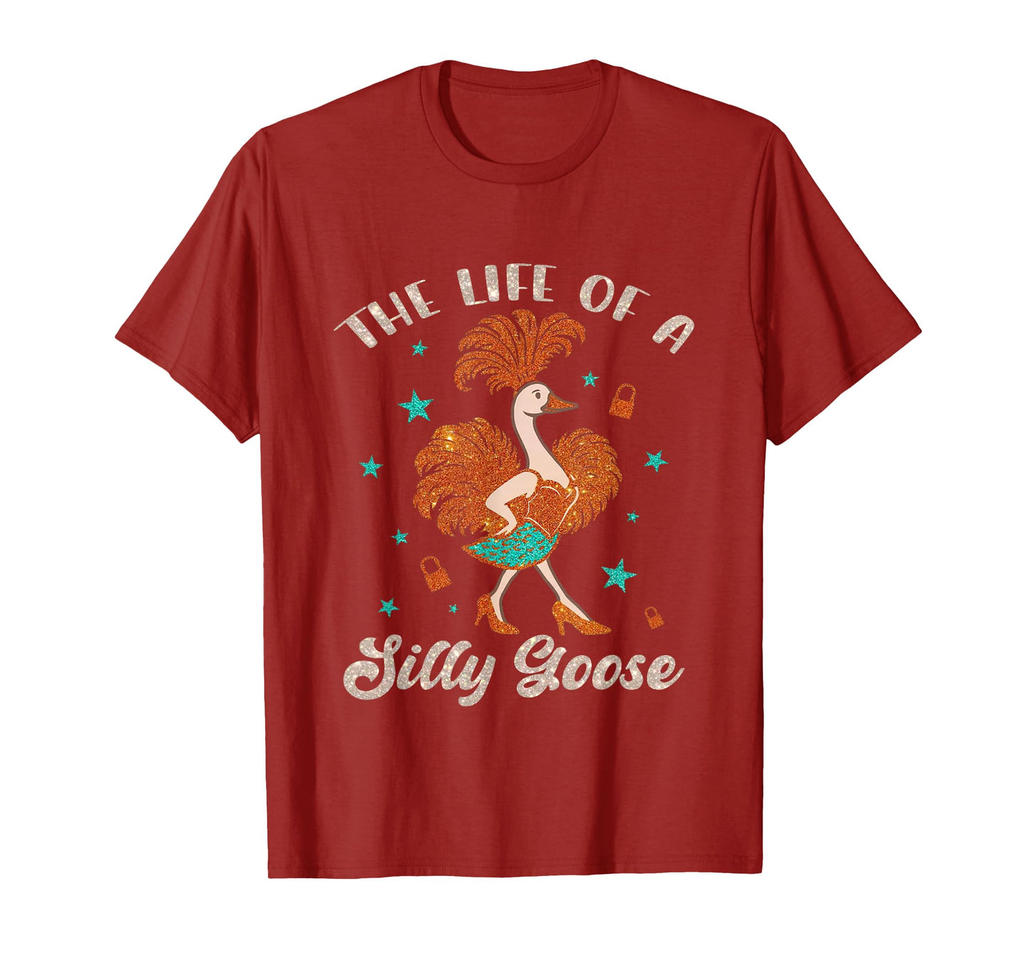 The Life of A Silly-Goose Funny Trendy Meme Show Girl T-Shirt