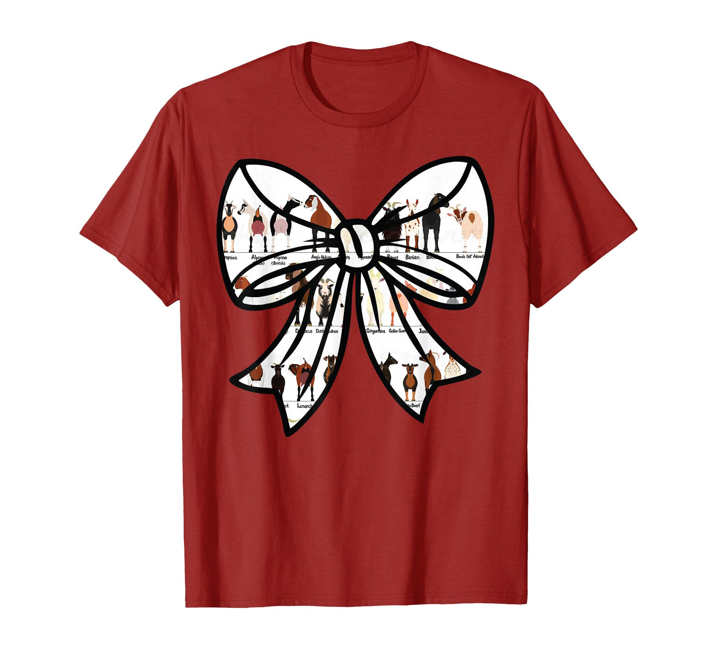 goat show coquette bow T-Shirt