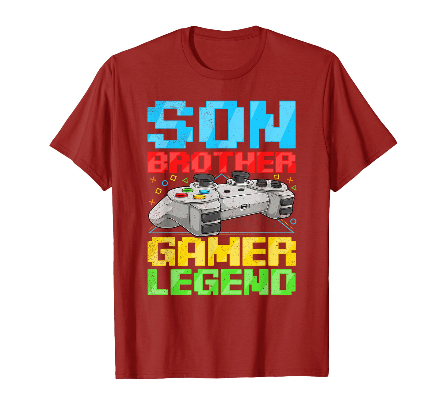 Funny Gamer Vintage Video Games For Boys Brother Son T-Shirt