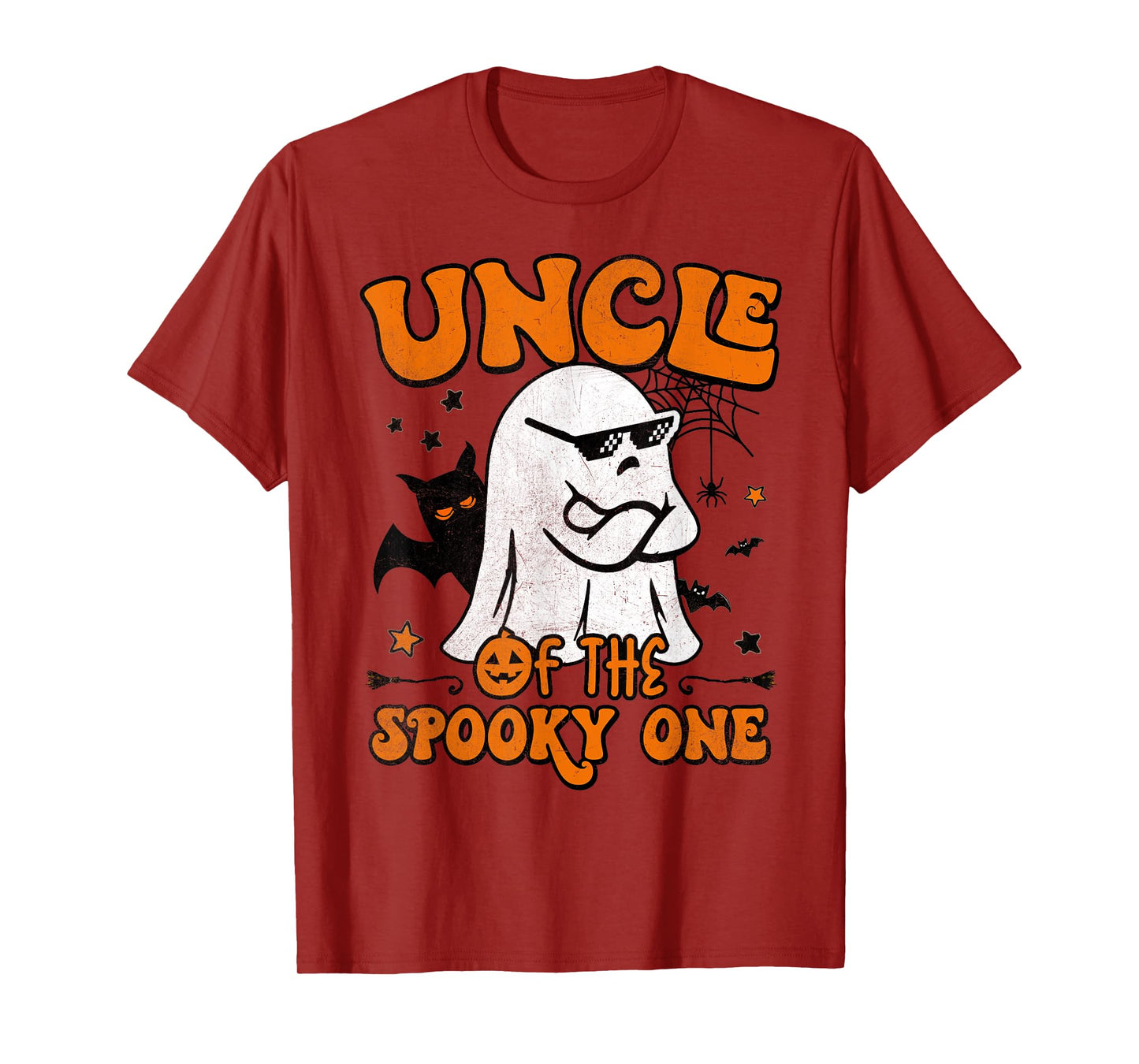 Uncle of the Spooky One Retro Matching Family Halloween T-Shirt