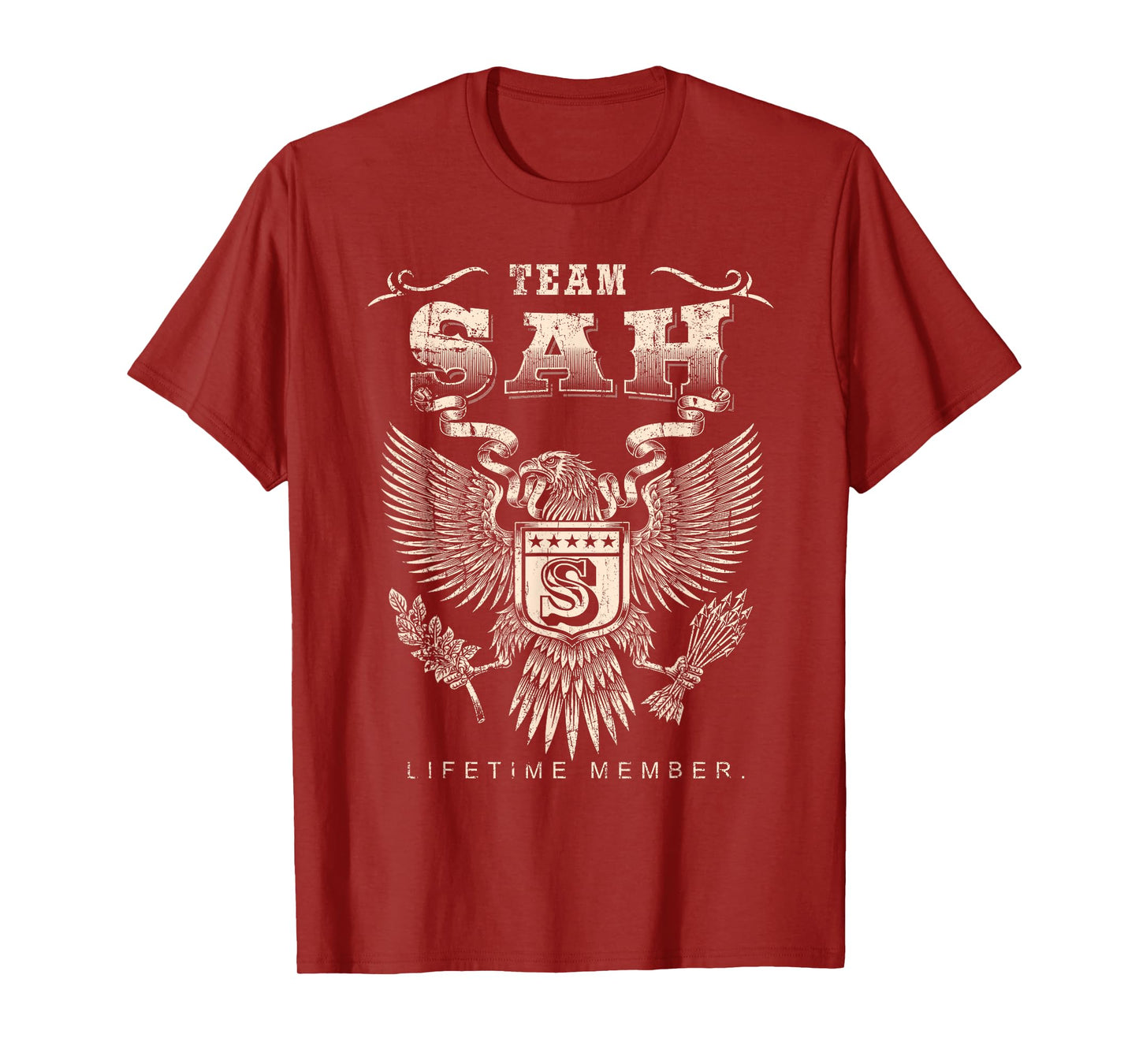 Team Sah Lifetime Member - Sah Name T-Shirt