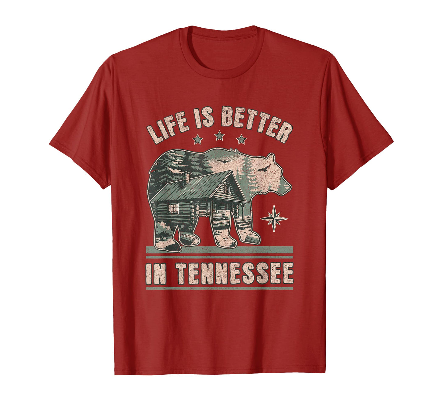 Life Is Better In Tennessee, Smoky Mountains Outdoors Hiking T-Shirt
