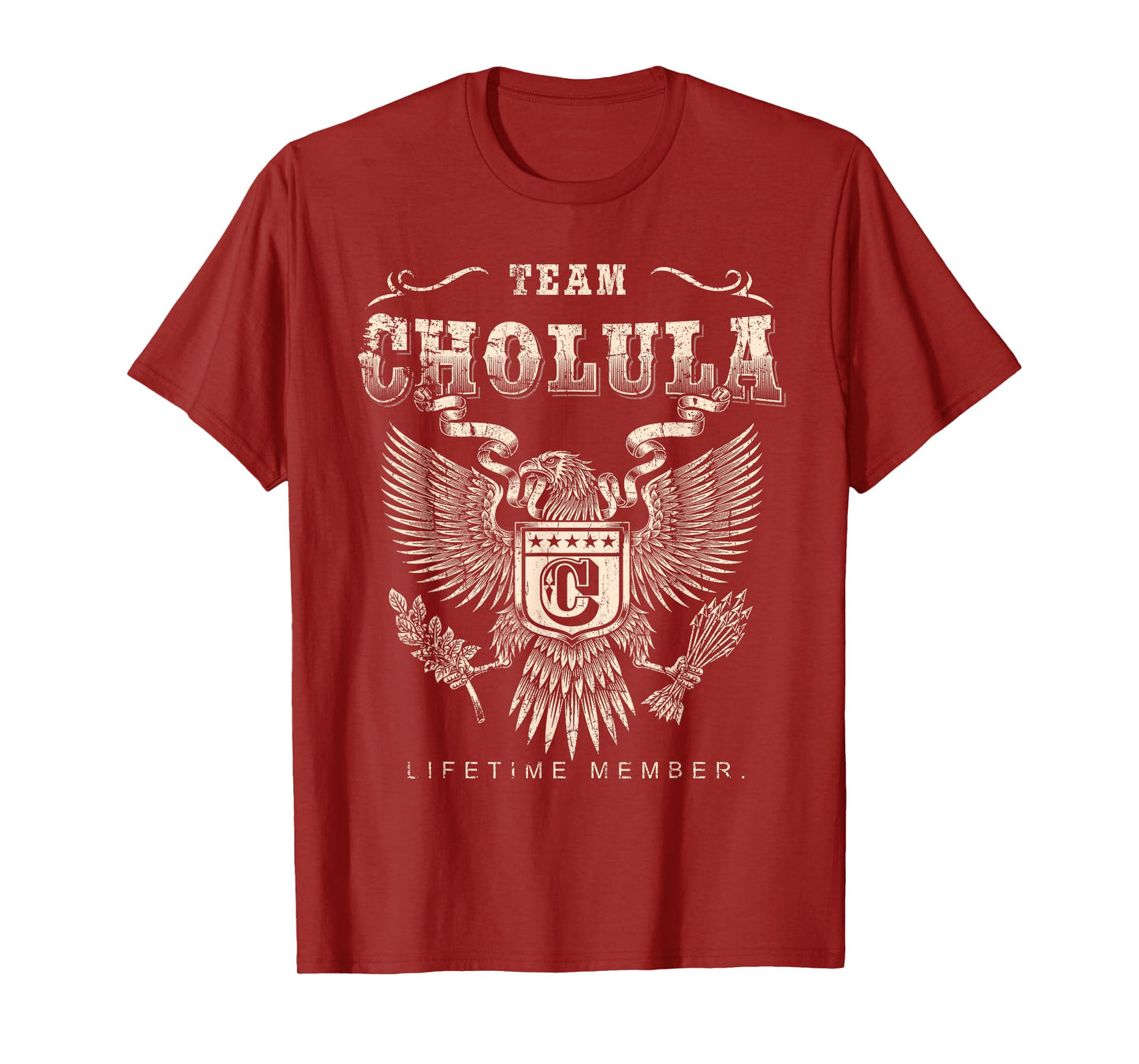 Team Cholula Lifetime Member - Cholula Name T-Shirt