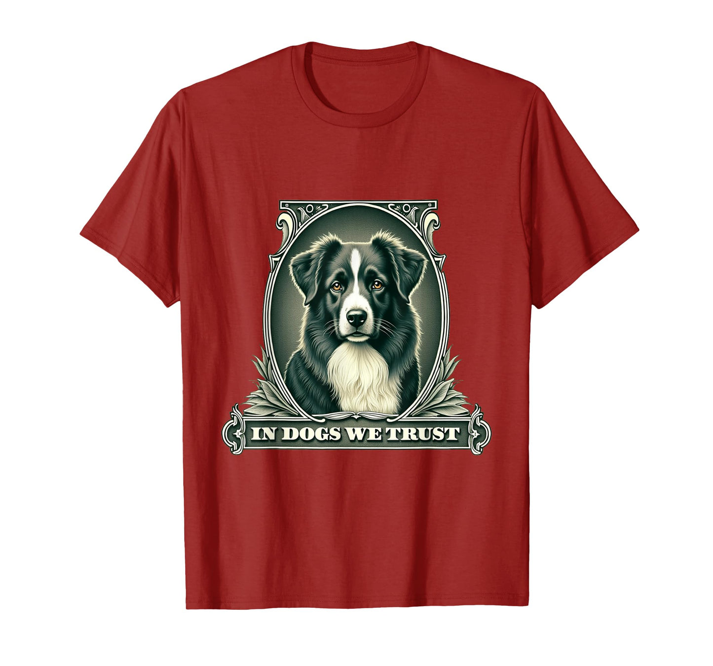 In Australian Shepherd We Trust Funny Vintage Aussie Dog T-Shirt