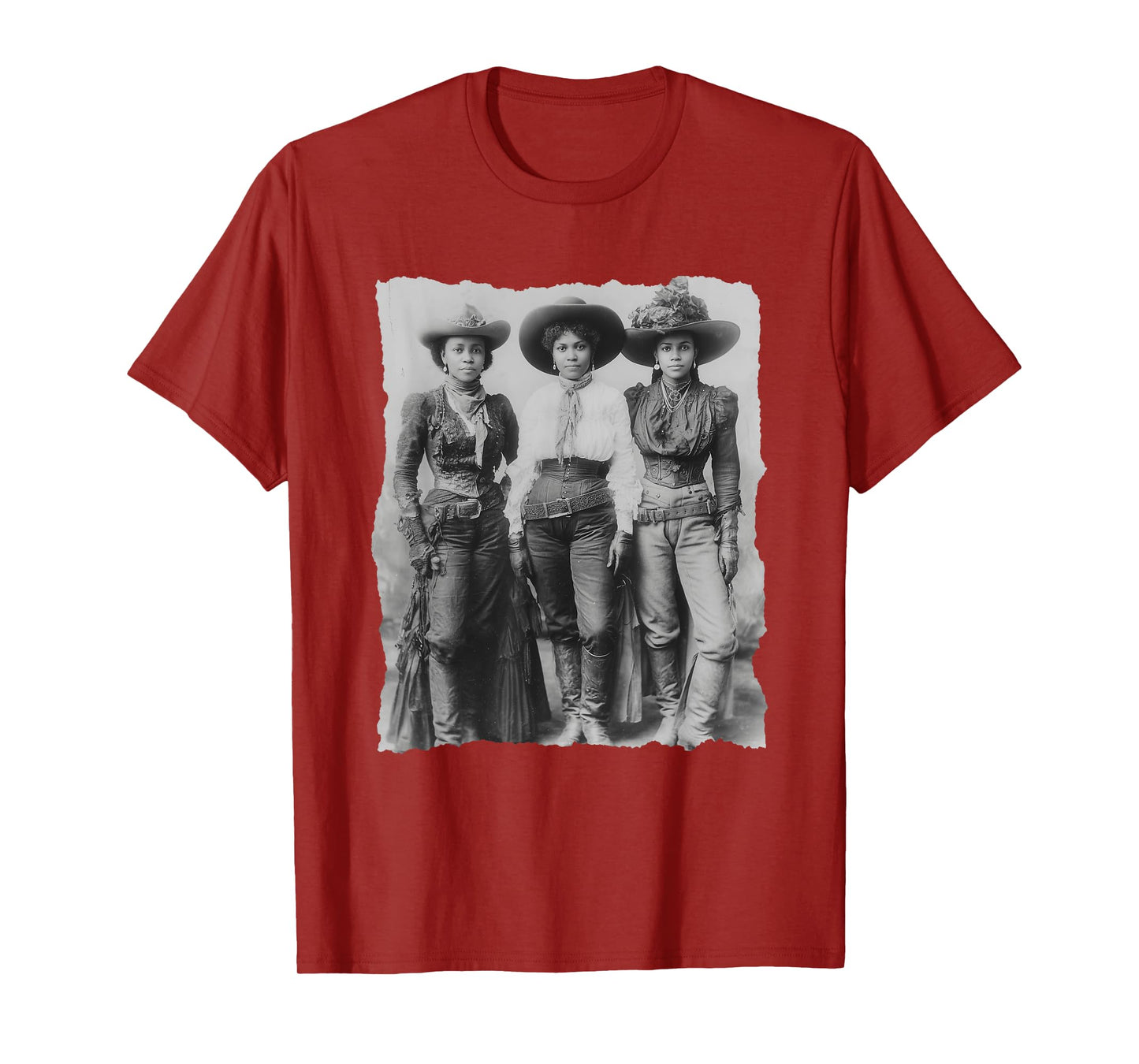 Black African American Cowgirl Western Country Texas Rodeo T-Shirt