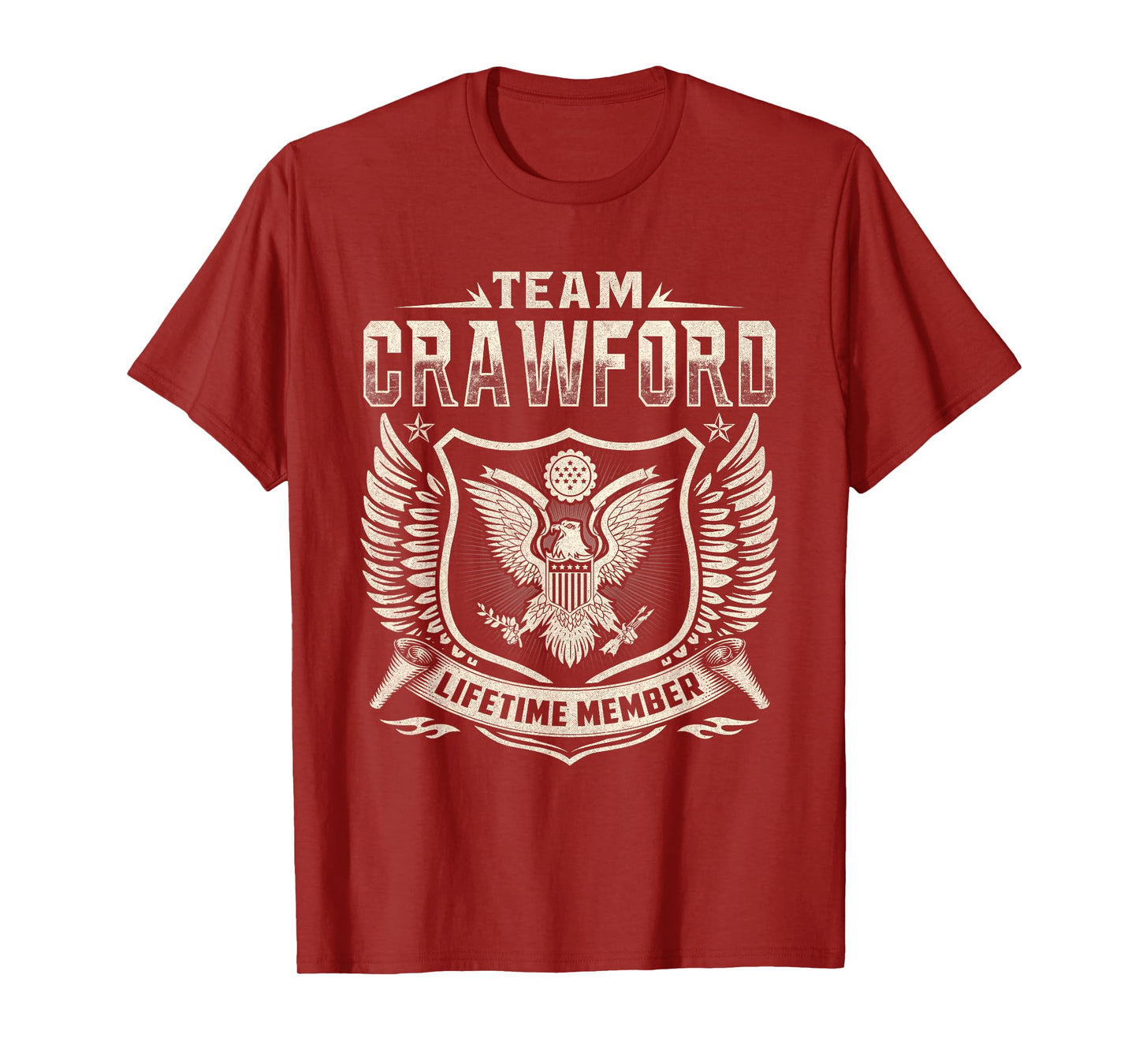 Crawford Family Shirt Team Crawford Lifetime Member T-Shirt