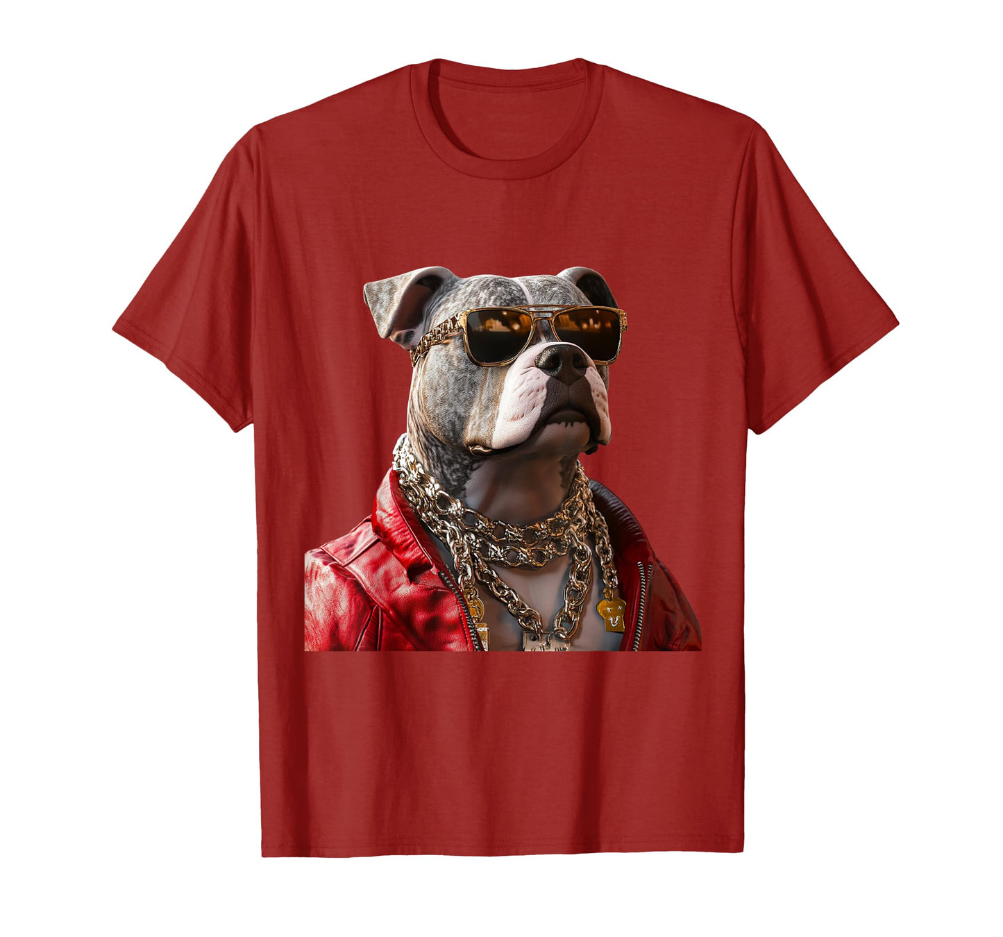 Thug Gangster Life Dog For Hip Hop Fans & dog Meme lovers T-Shirt