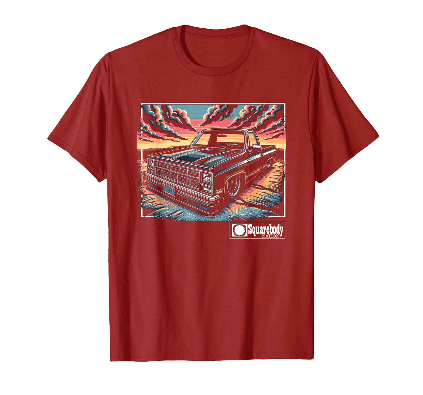 Squarebody Classic Square body Squarebody Life Sunset T-Shirt