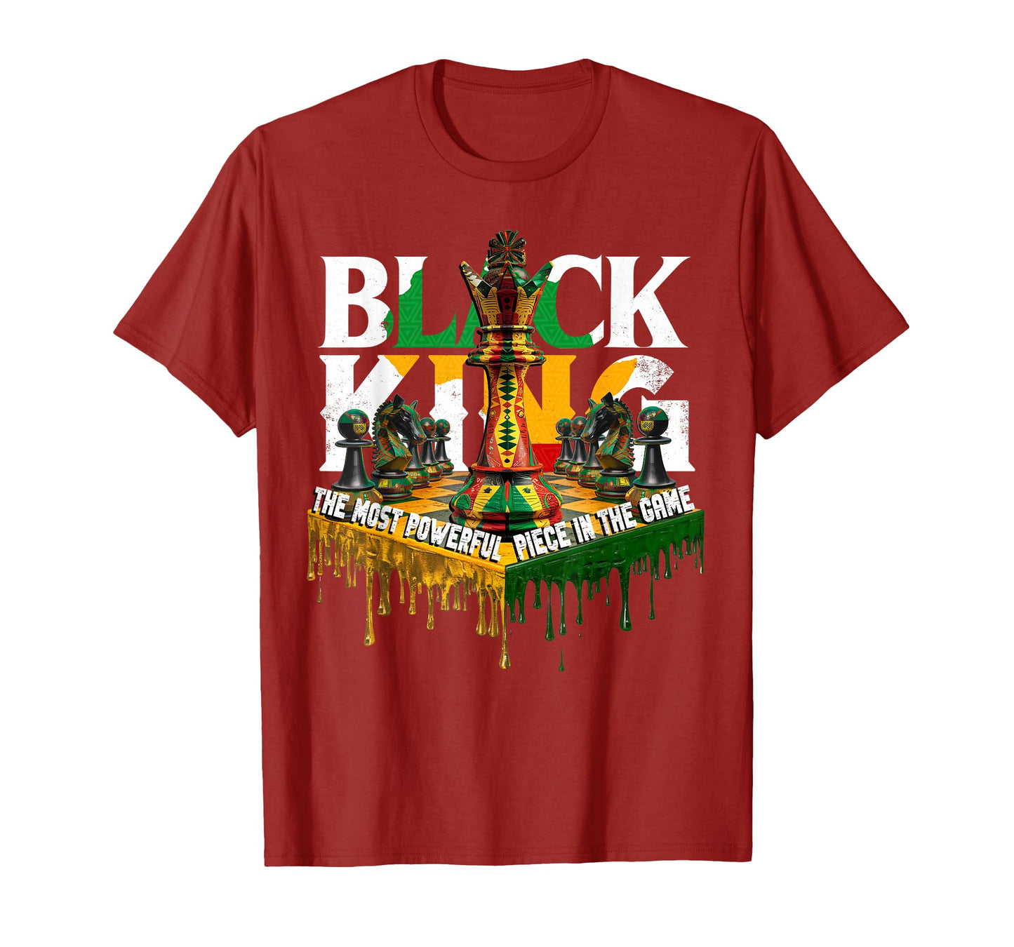 Black History I Am Black Man King Dad Melanin Men Women T-Shirt