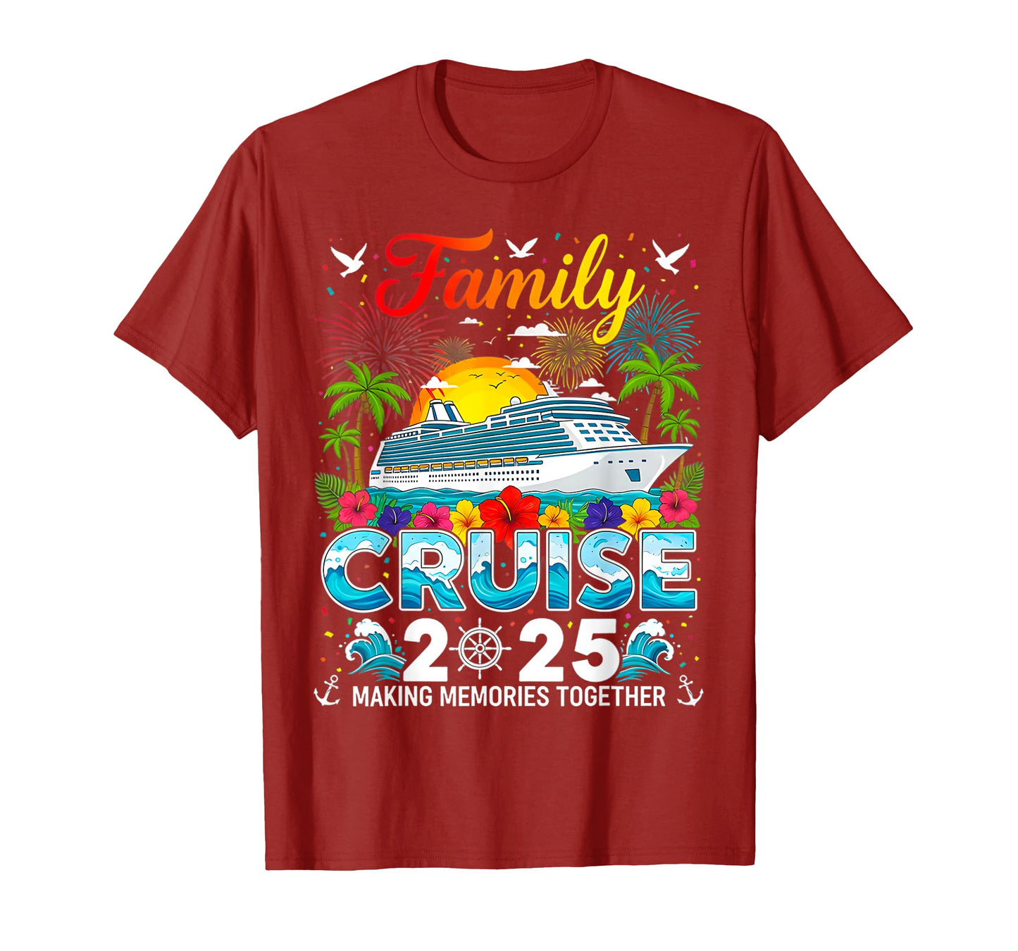 Family Cruise 2025 Vacation Trip Family Matching Cruise Ship T-Shirt