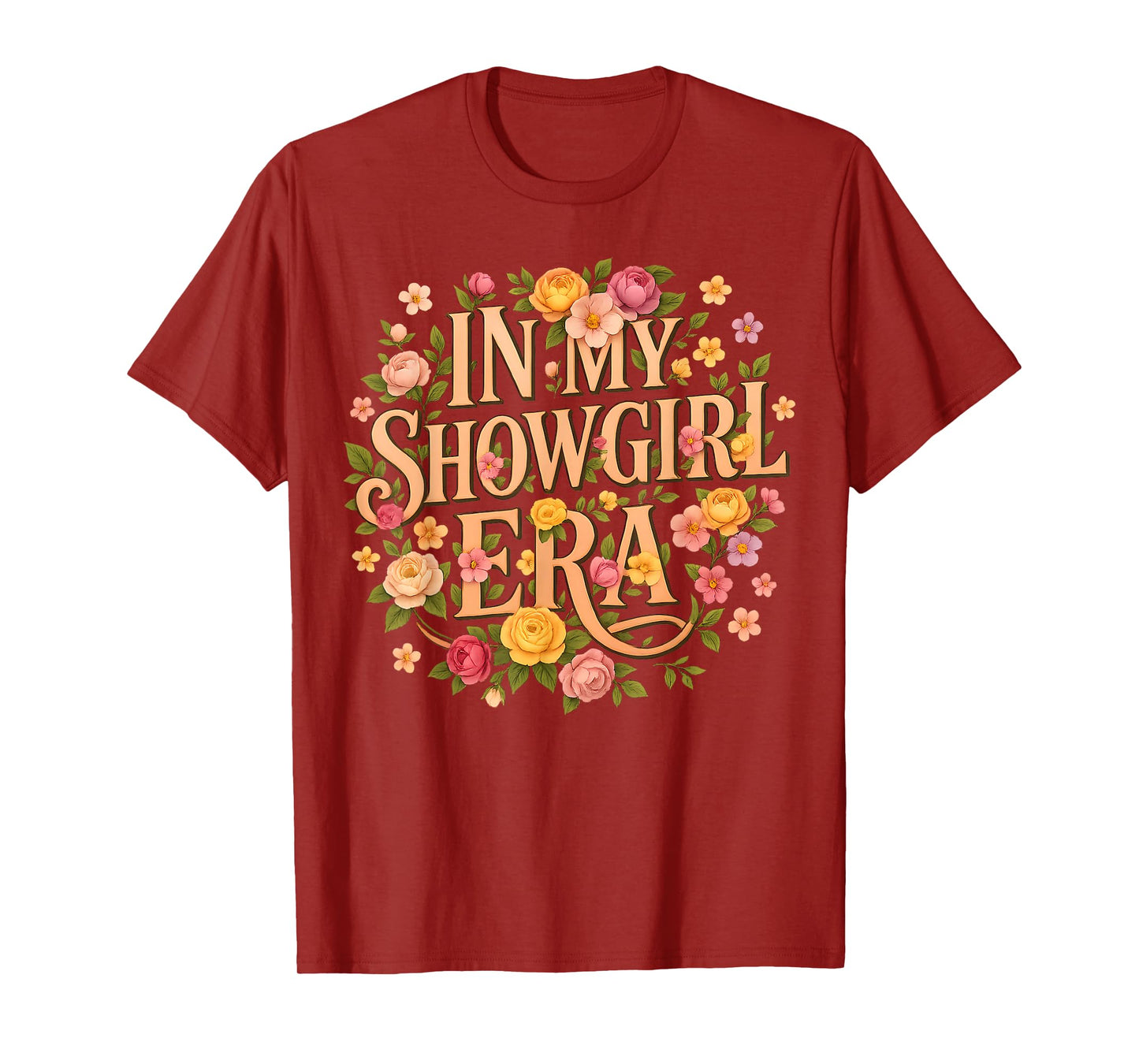 Grovy in My Show Girl Era Bling Floral T-Shirt