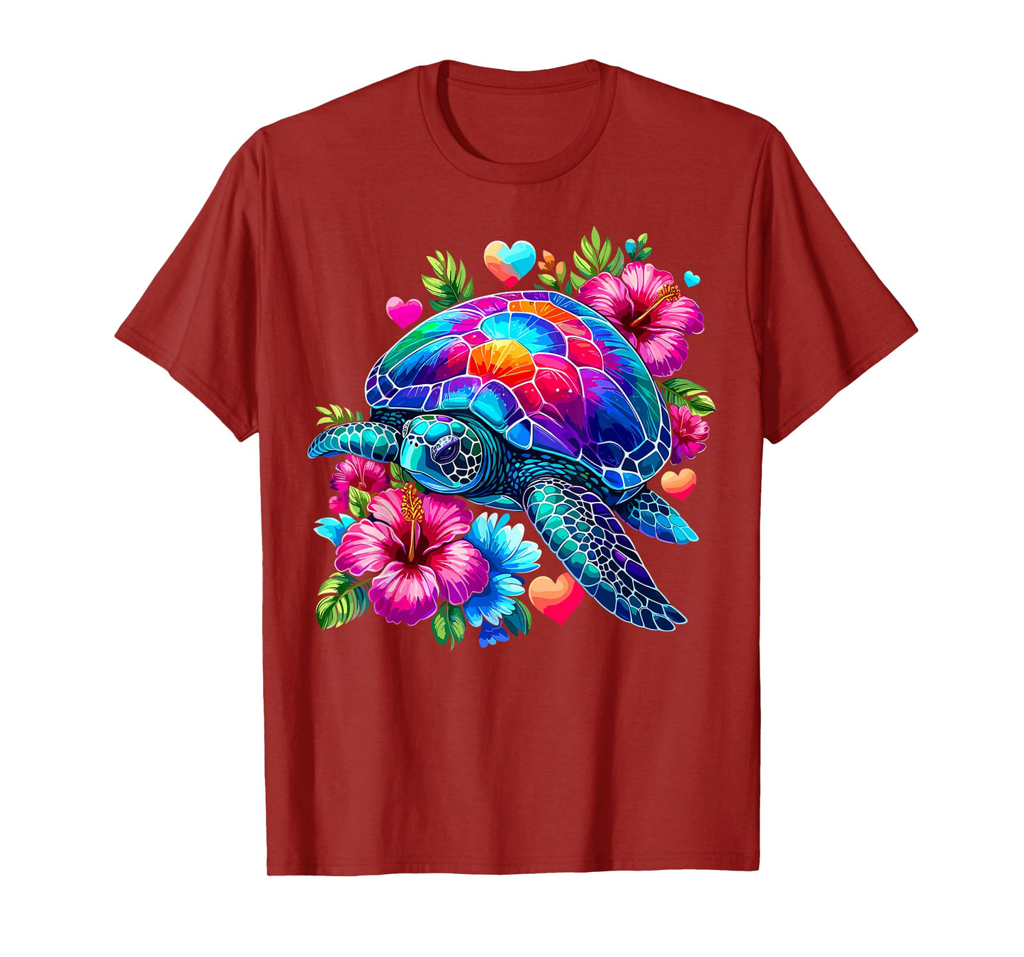 Hawaiian Sea Turtle Hawaii Vacation Beach Summer T-Shirt