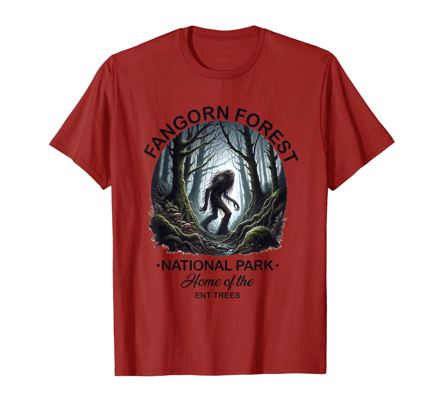 Fantasy Fangorn Forest National Park Home Of The Ent Trees T-Shirt