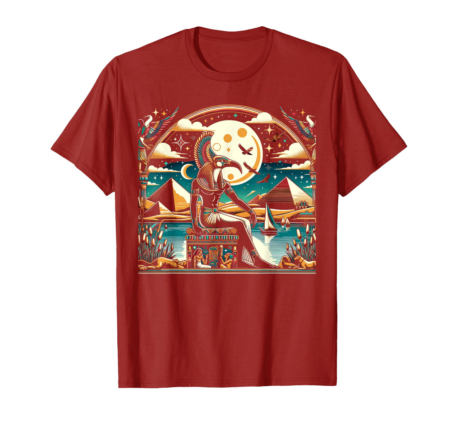 Thoth Egyptian Mythology Diety Ibis Ancient Egypt T-Shirt