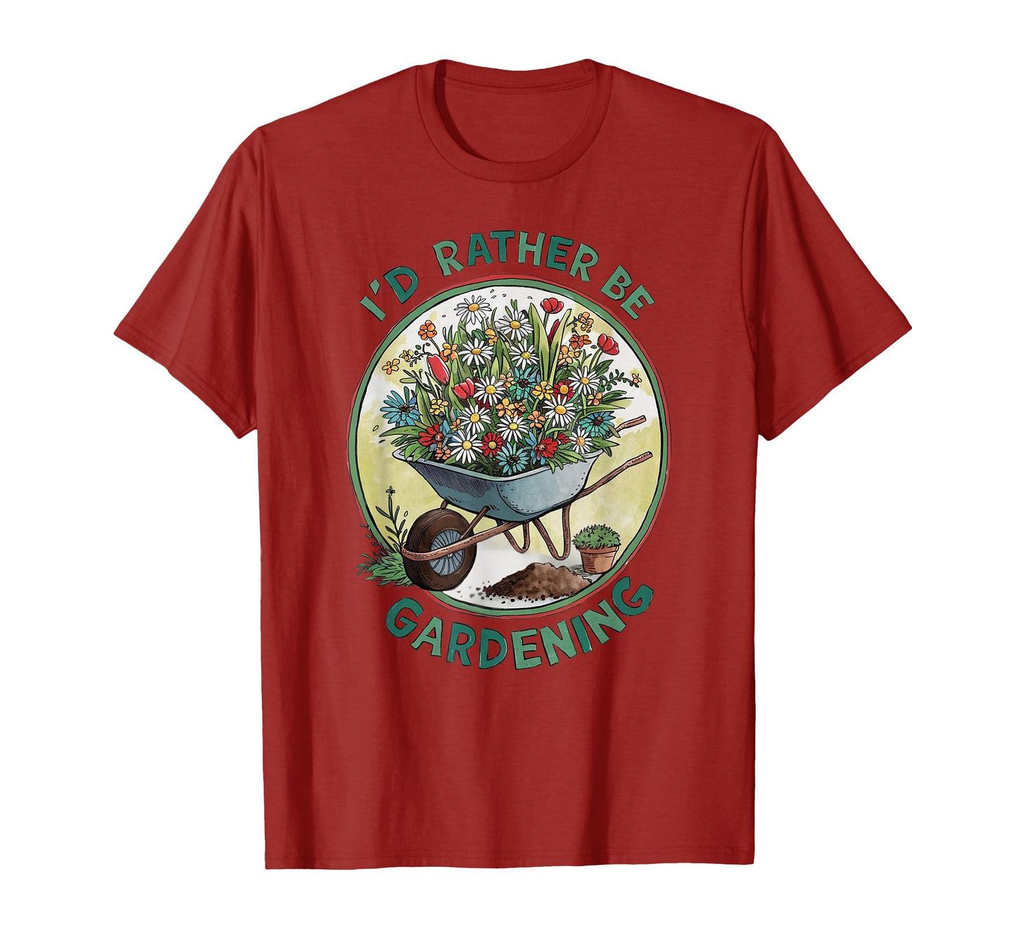 Gardening Funny Gardener Plant Garden Life Farmer T-Shirt