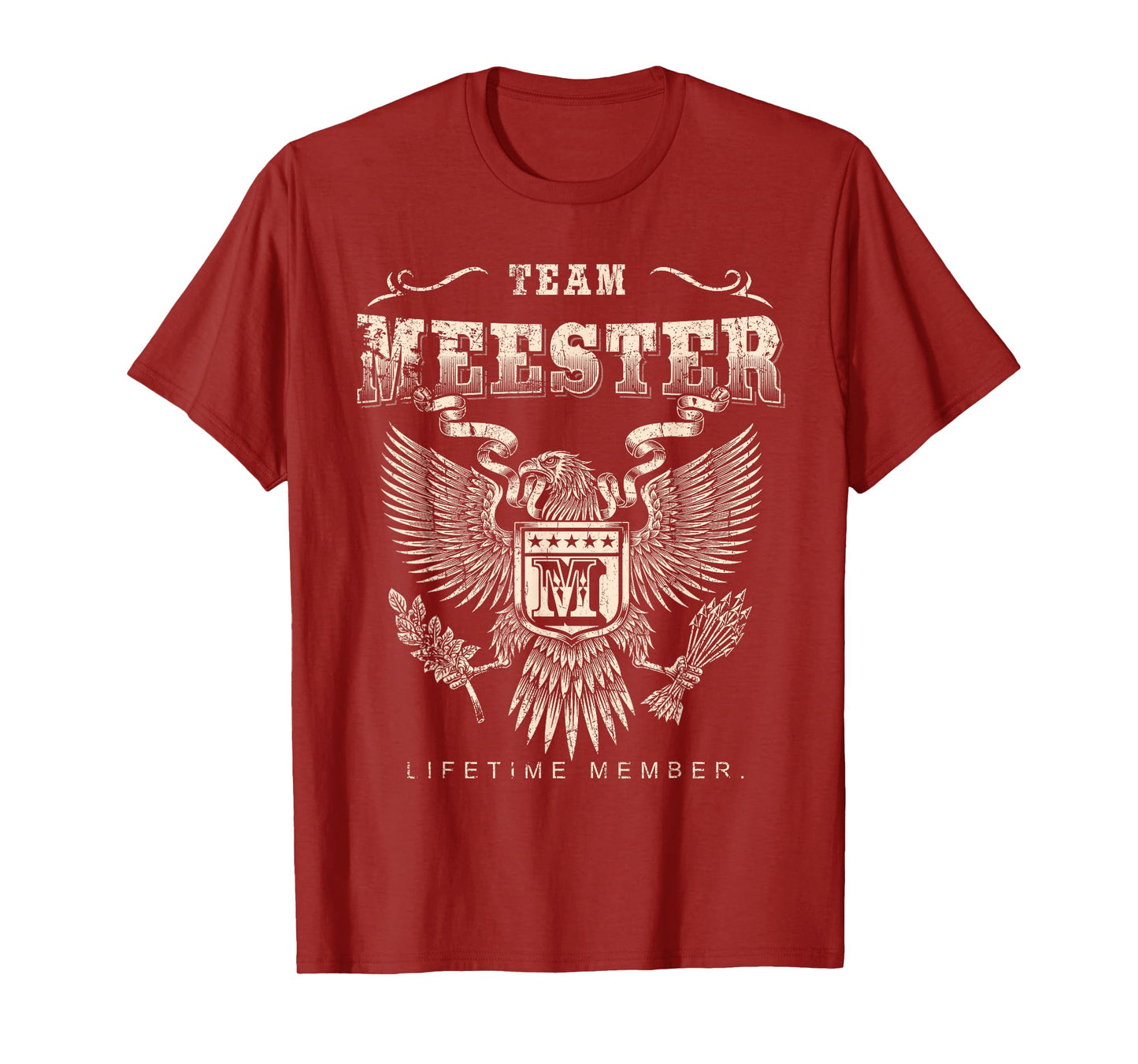Team Meester Lifetime Member - Meester Name T-Shirt