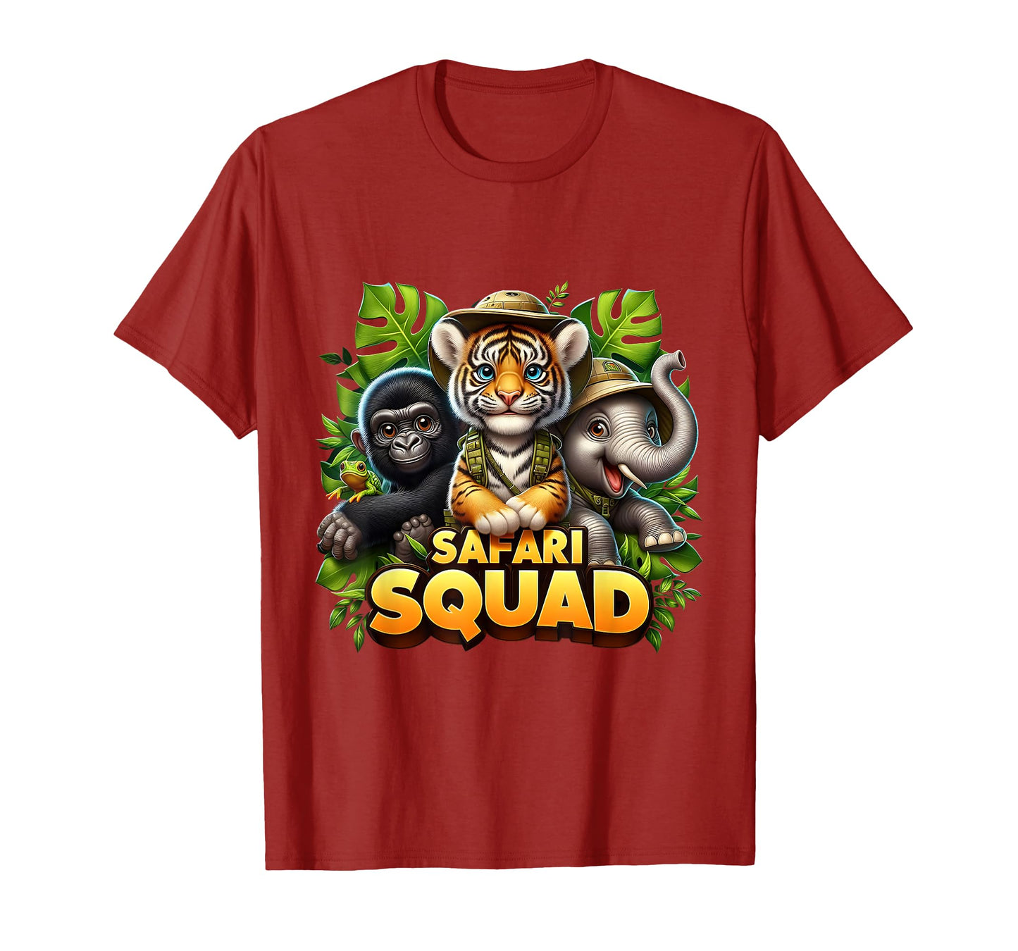 Animals Safari Squad Sunset Wildlife Zoo Wildlife Team T-Shirt
