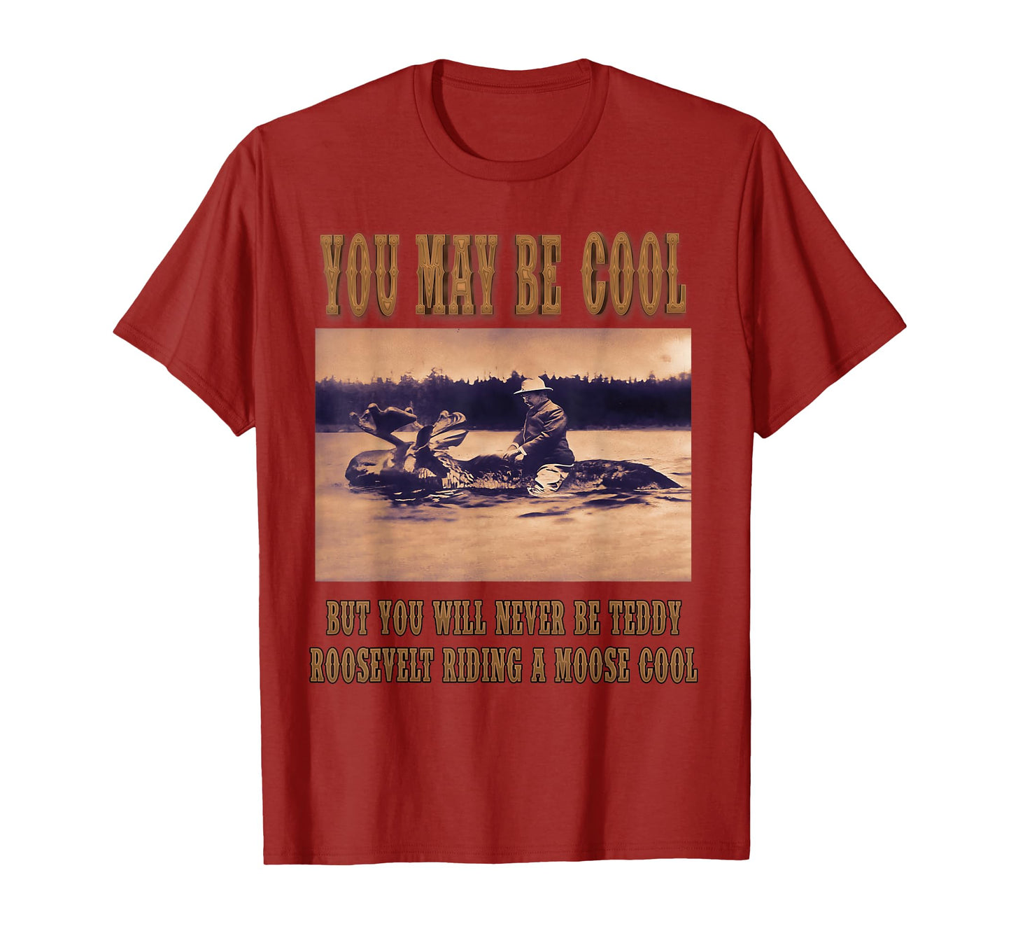 Funny Hipster Theodore Teddy Roosevelt Meme T-Shirt
