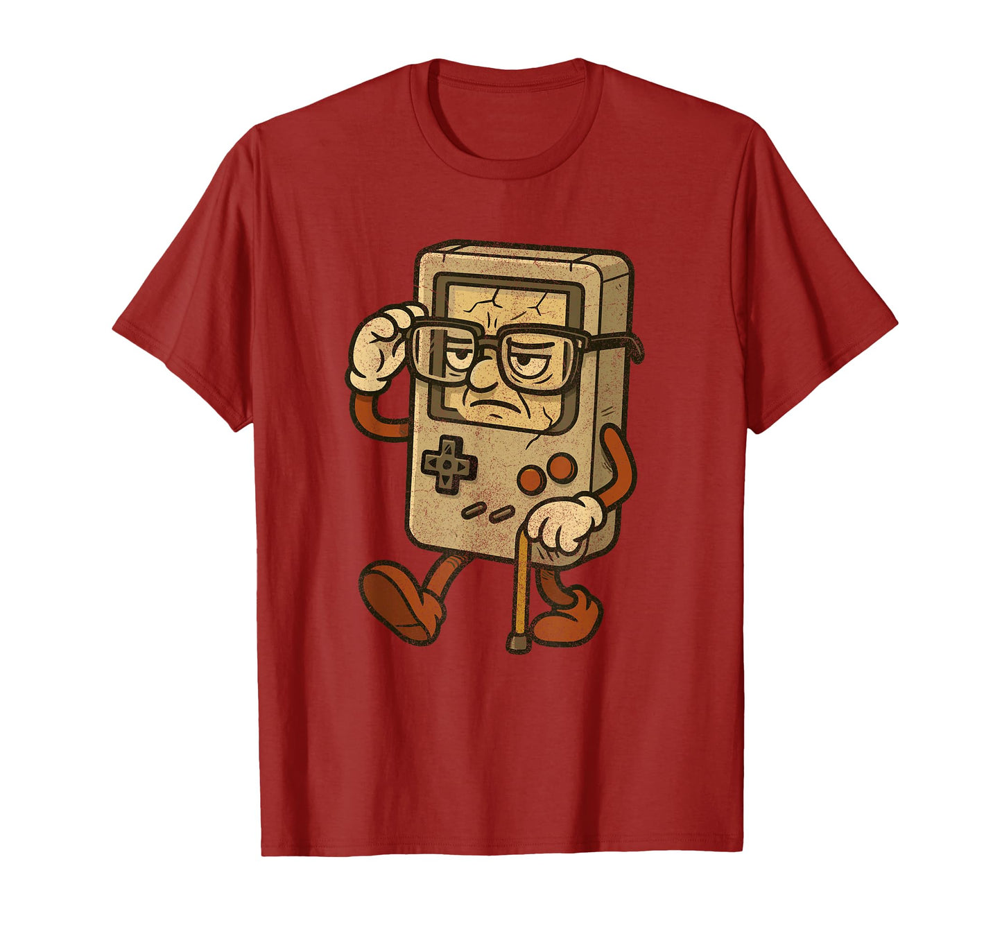 Funny Vintage Old Gamer Retro Video Game Old Gamer T-Shirt