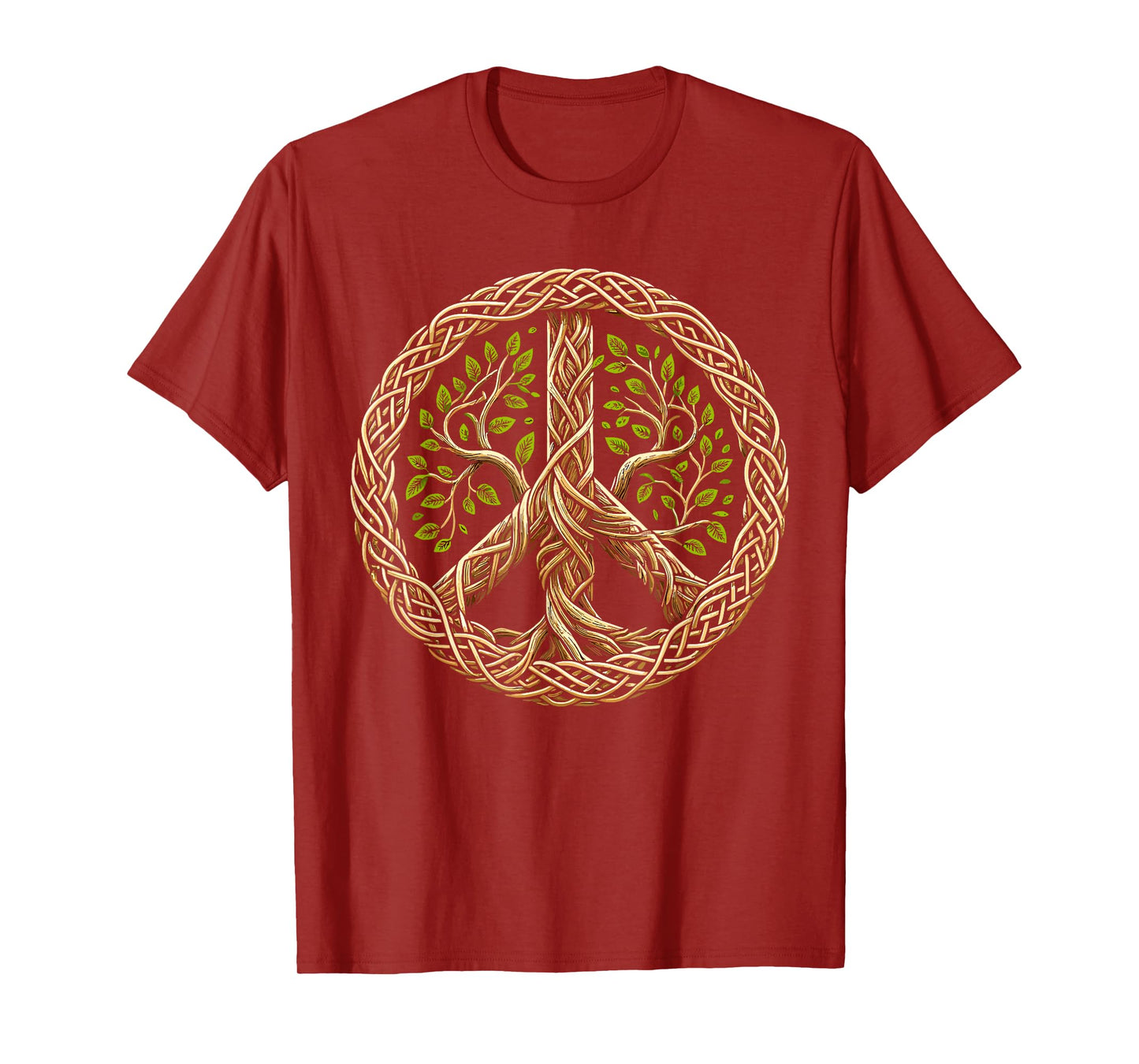 Peace Sign Tree Lover Nature Hippie T-Shirt