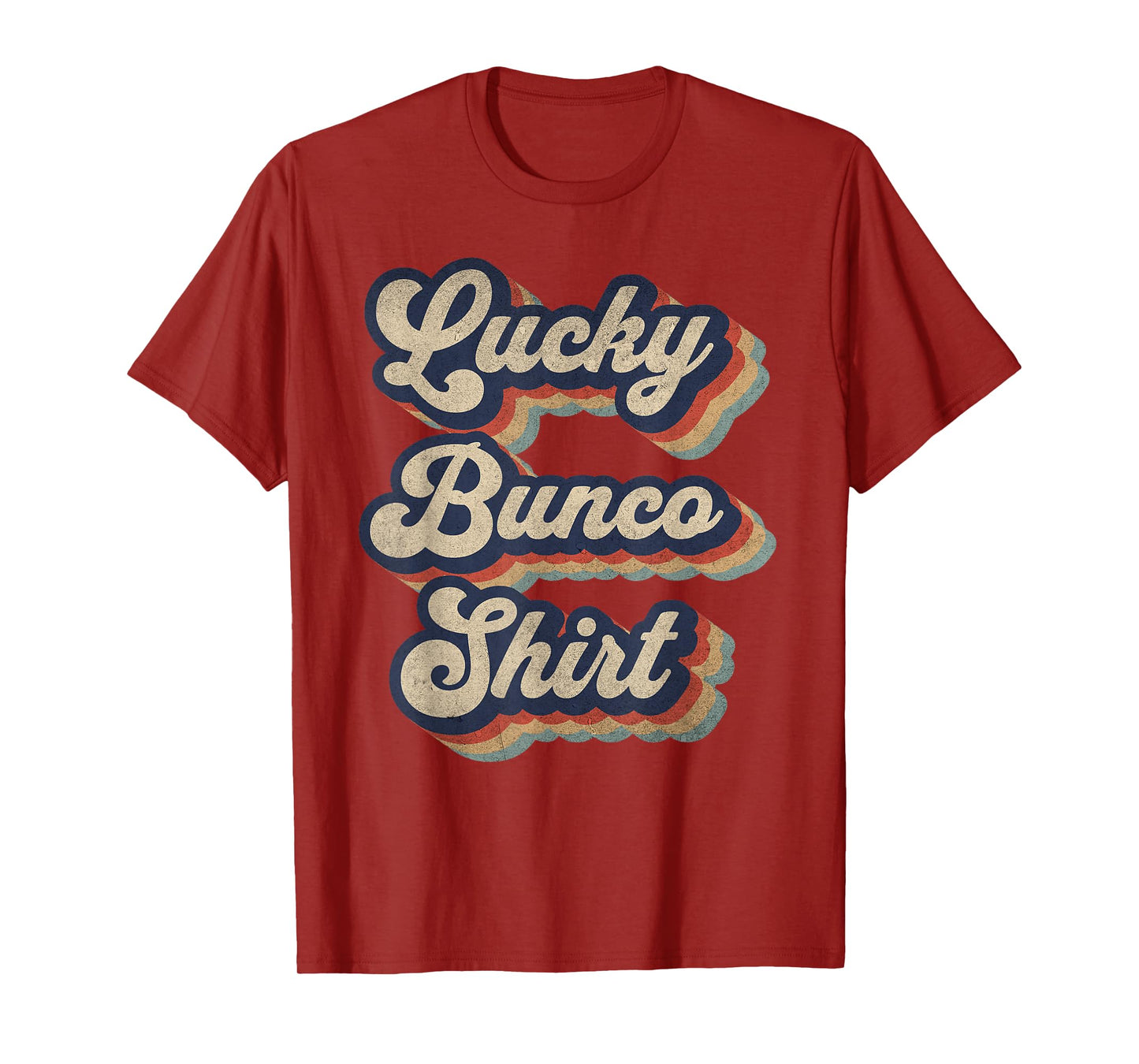 Lucky Bunco Shirt Vintage Bunco Dice Game T-Shirt
