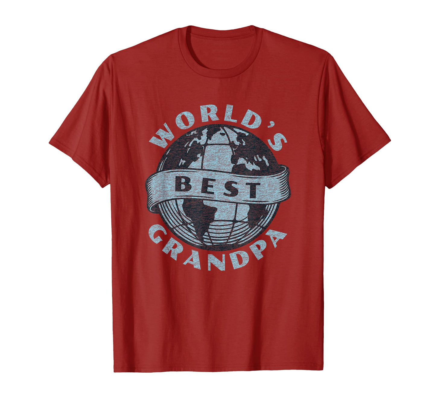World's Best Grandpa Funny Vintage Graphic T-Shirt