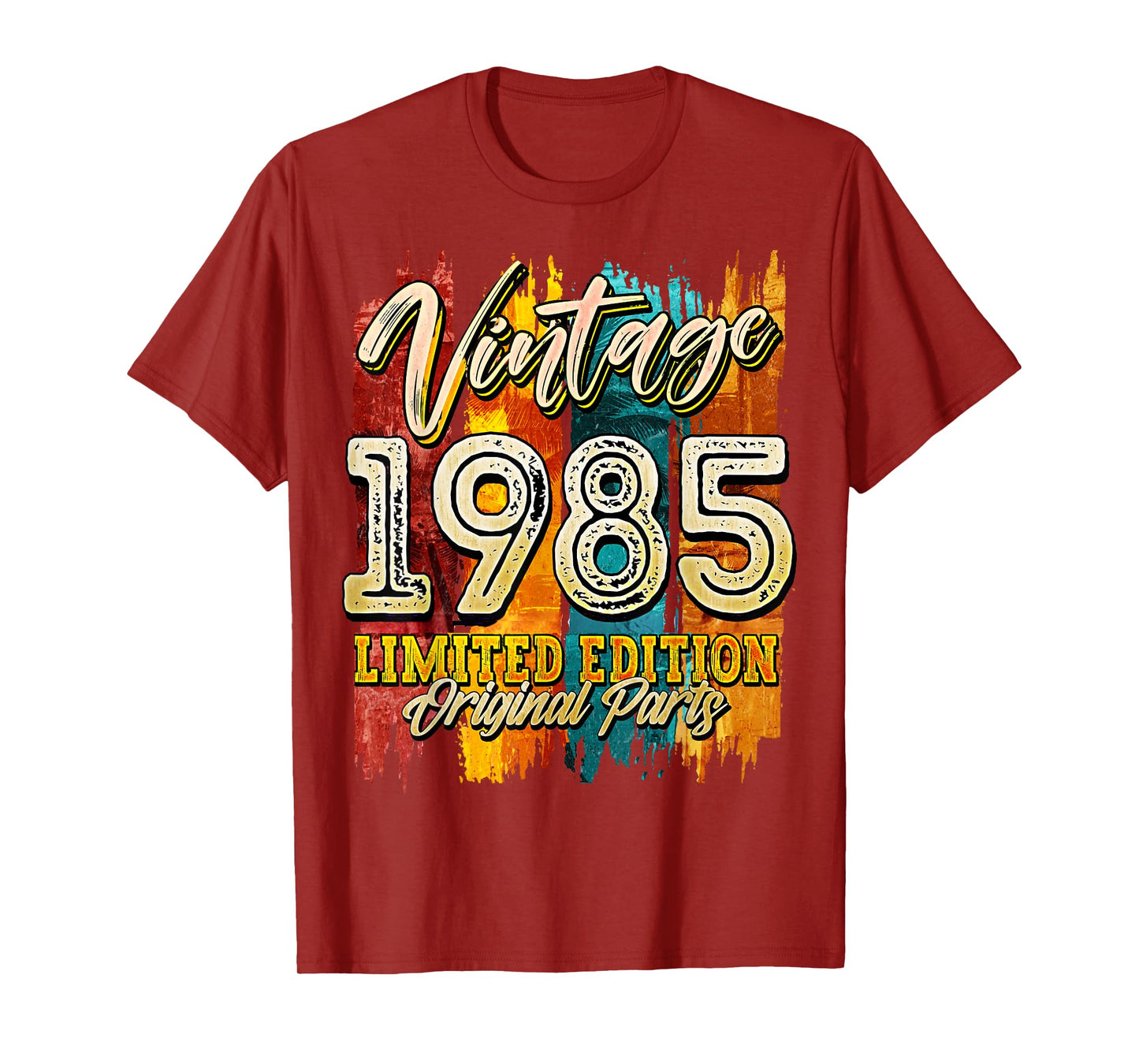 Vintage 1985 Limited Edition Original Parts 40 year Birthday T-Shirt