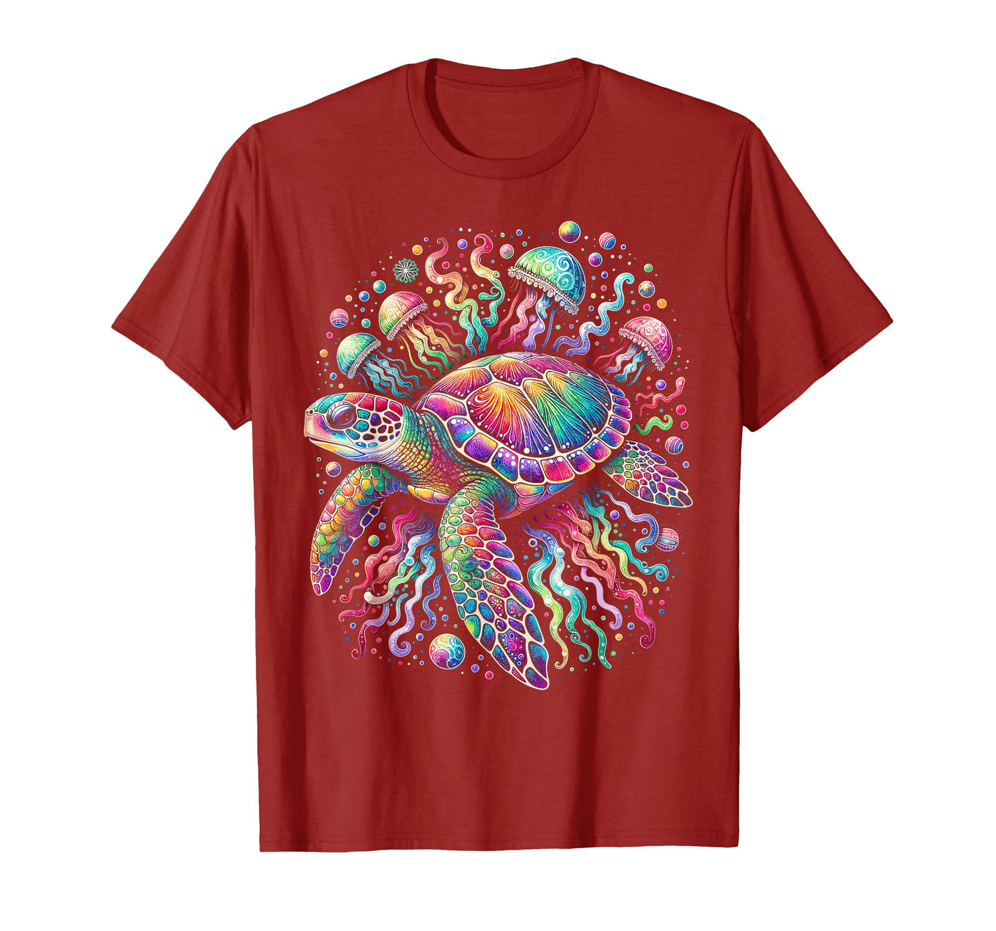 Sea Turtle Beach Lover Ocean Animal Graphic Novelty Womens T-Shirt