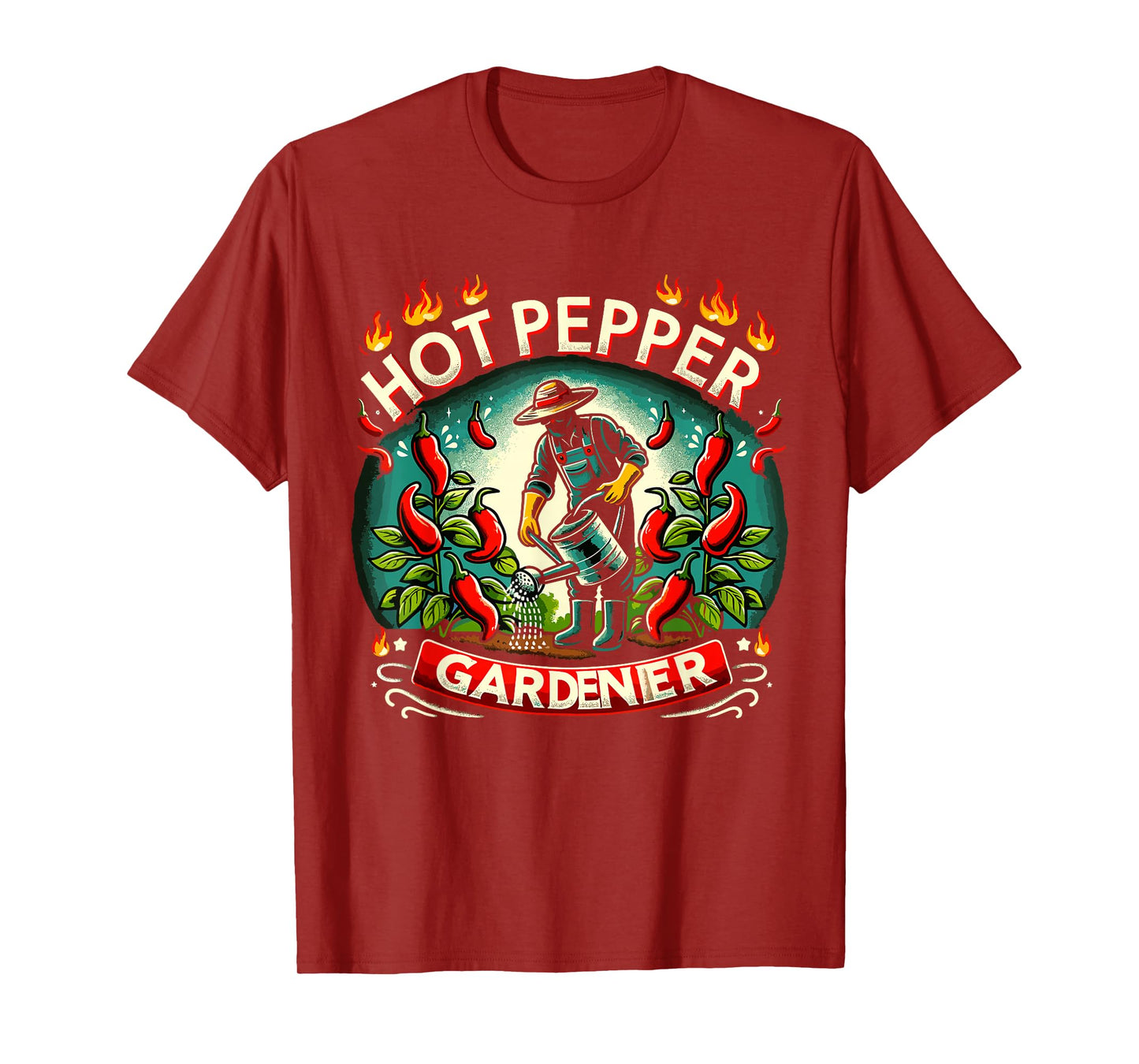 Spicy Food Lover Chili Peppers Chef Spice Scoville scale T-Shirt