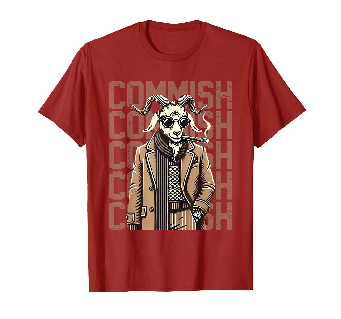 Fantasy Football Commissioner Funny Draft Goat Commish T-Shirt